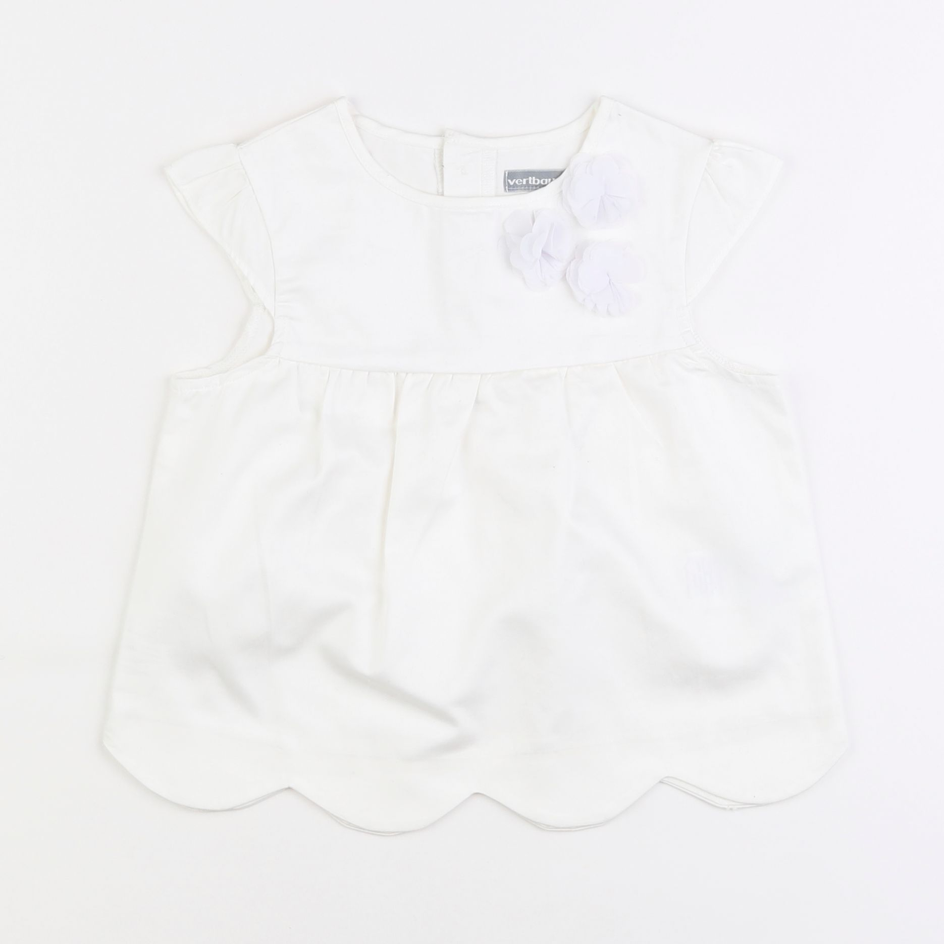 Vertbaudet - blouse blanc - 4 ans