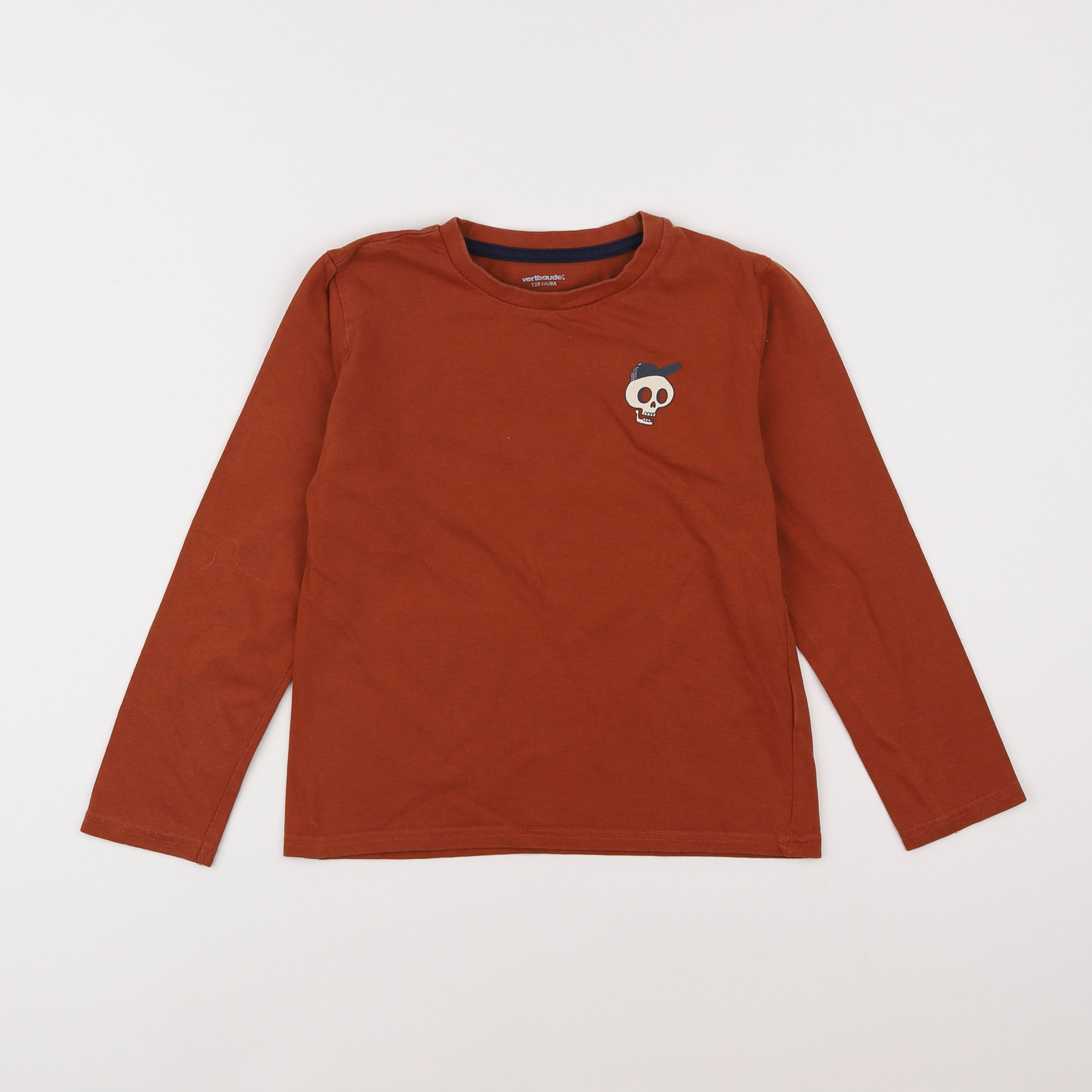 Vertbaudet - tee-shirt rouge - 8 ans