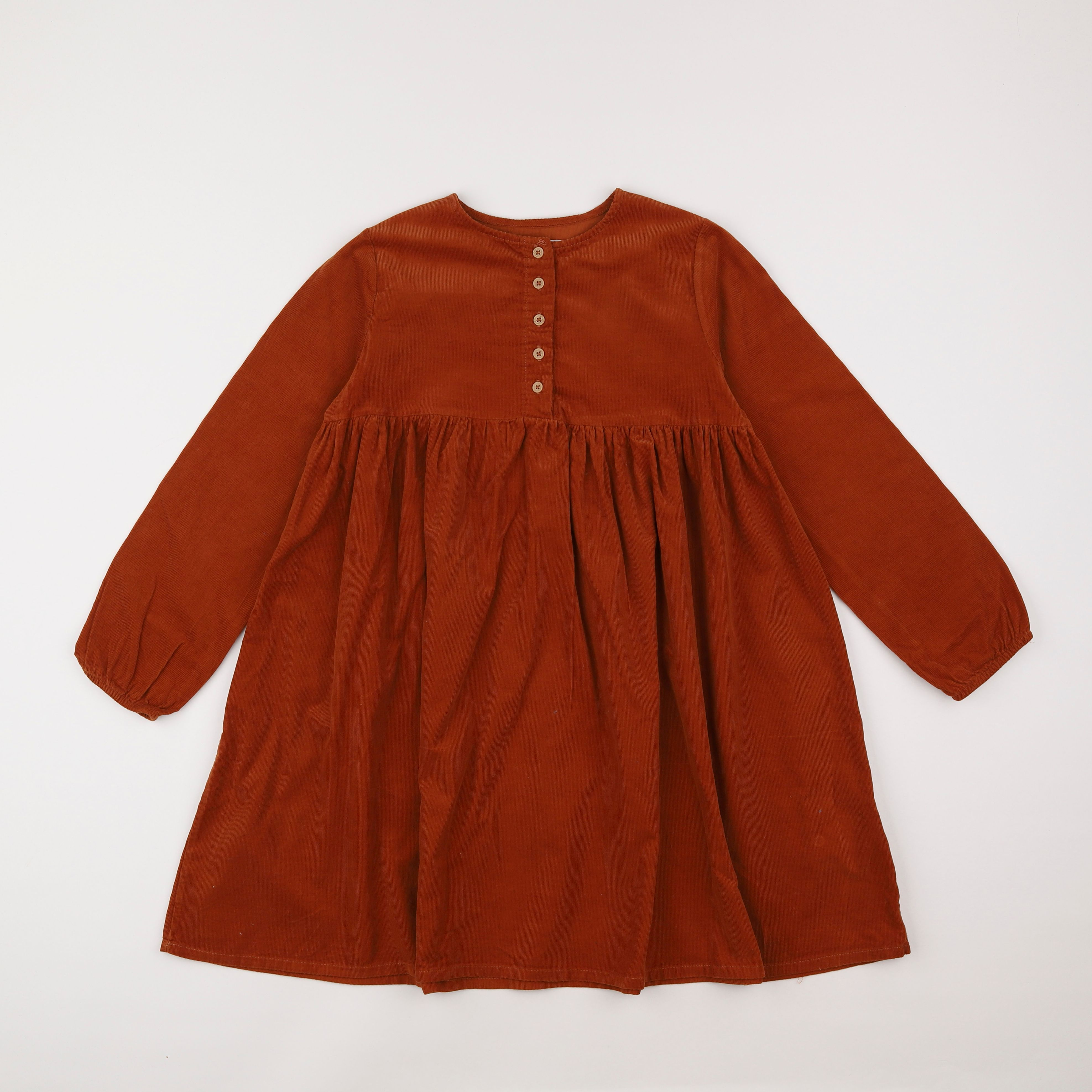 Vertbaudet - robe marron - 10 ans