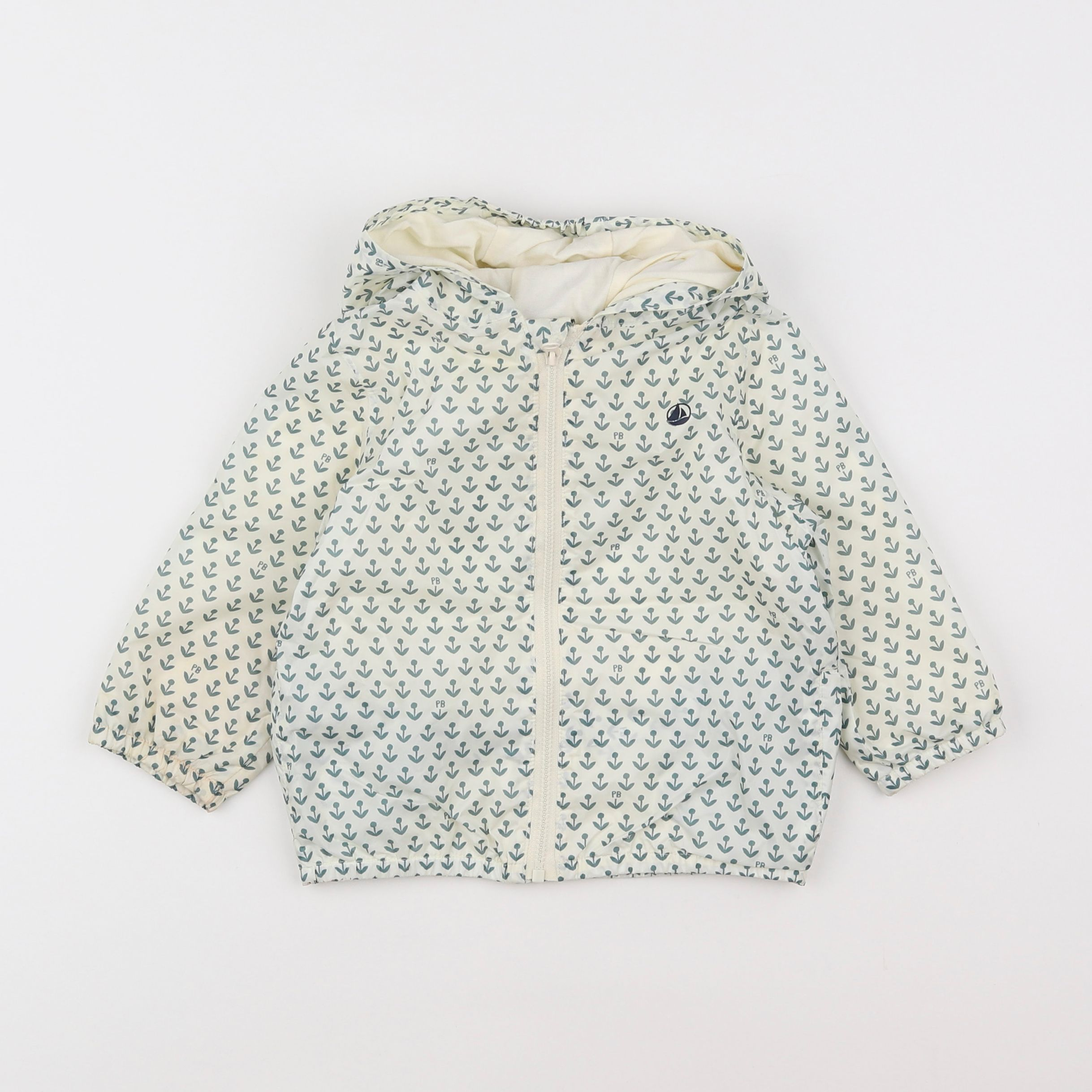 Petit Bateau - imperméable multicolore - 18 mois