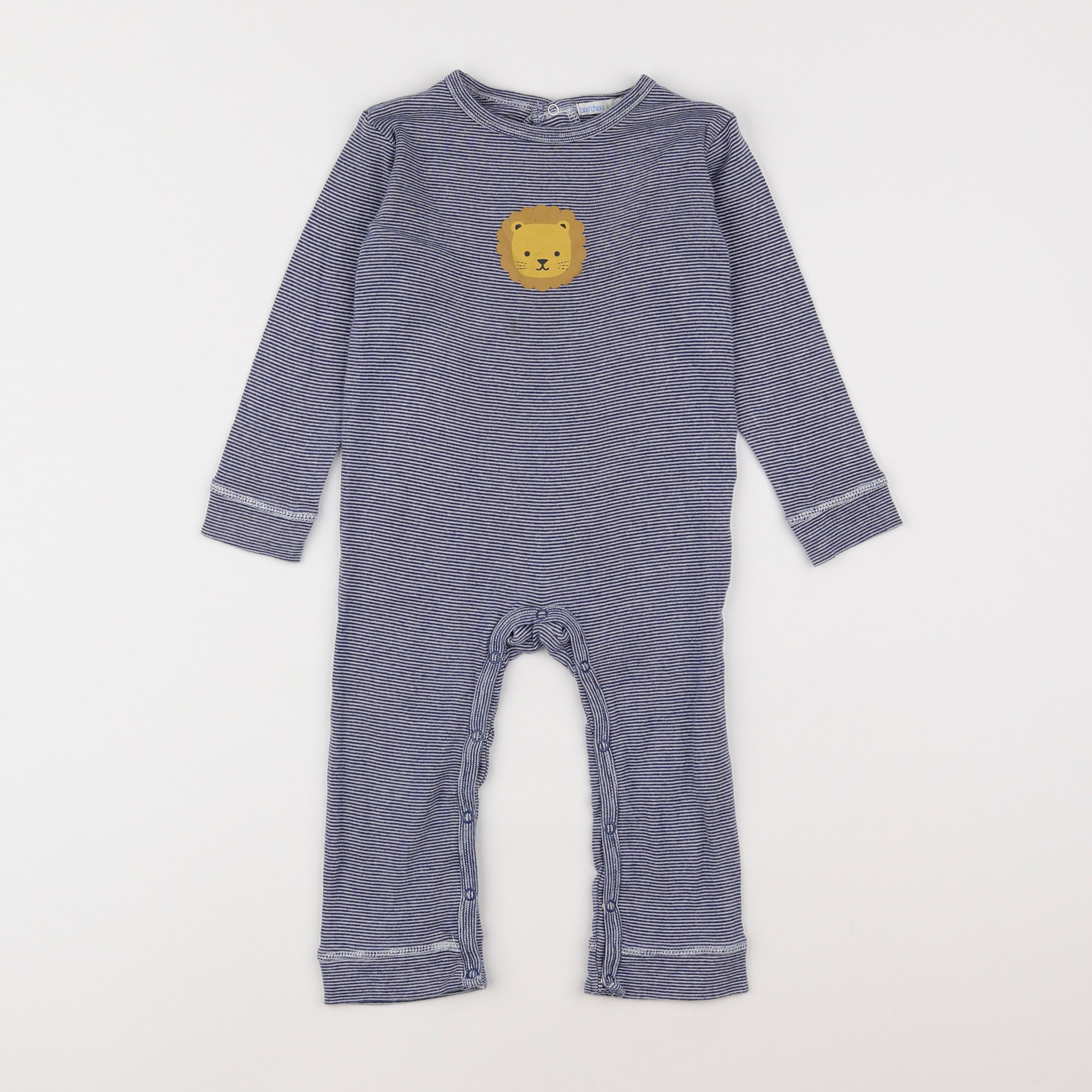 Boutchou - pyjama coton bleu - 2 ans