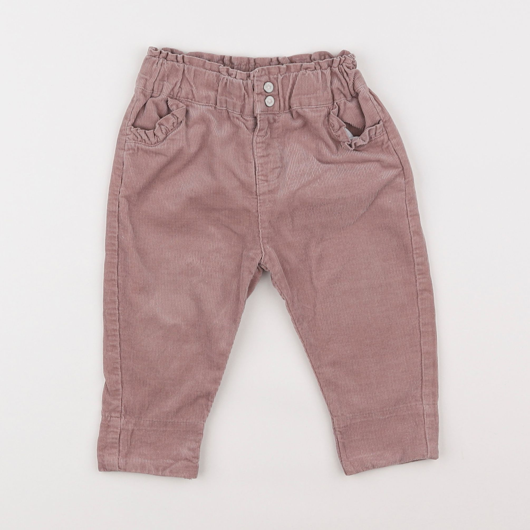 Vertbaudet - pantalon rose - 9 mois