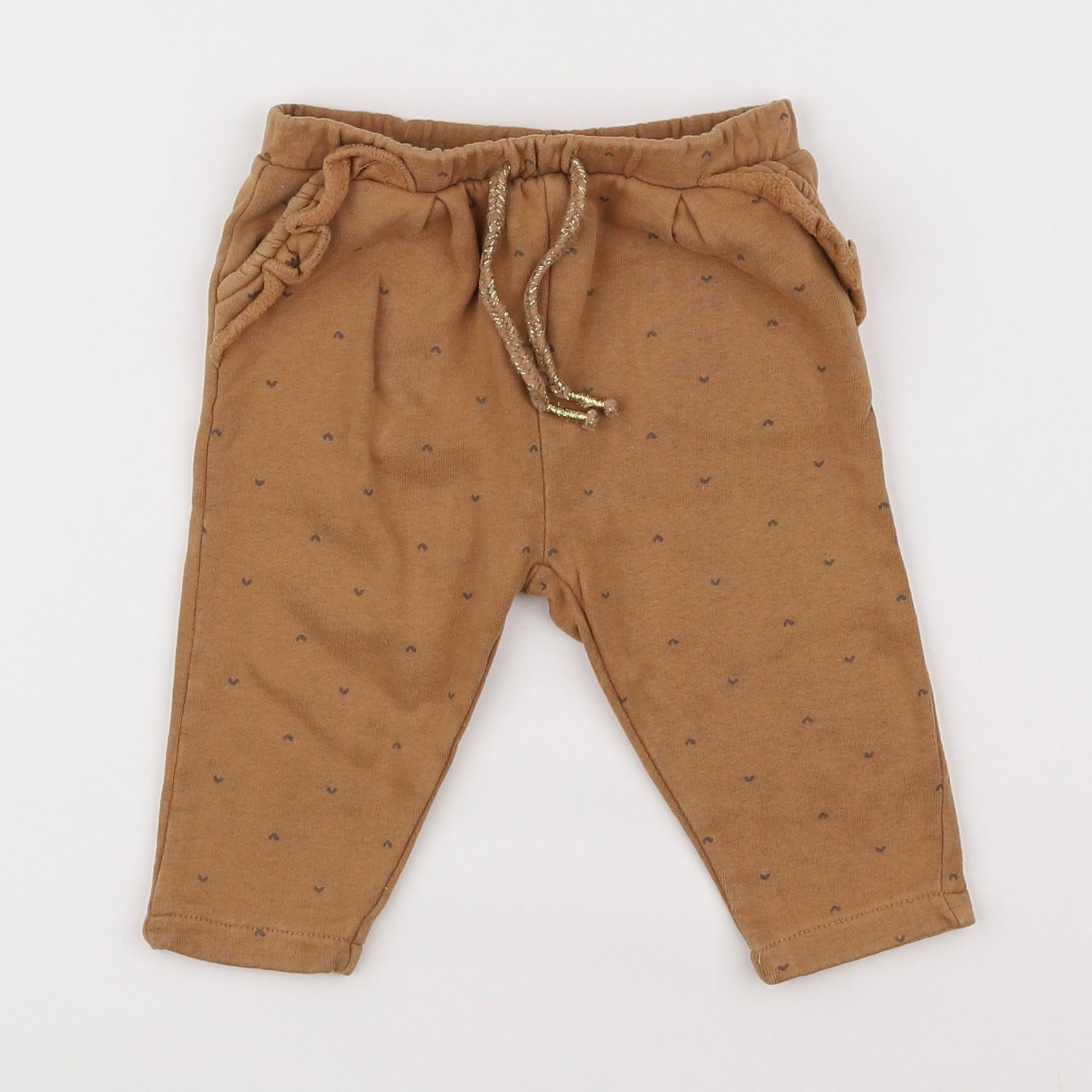 Vertbaudet - pantalon marron - 9 mois