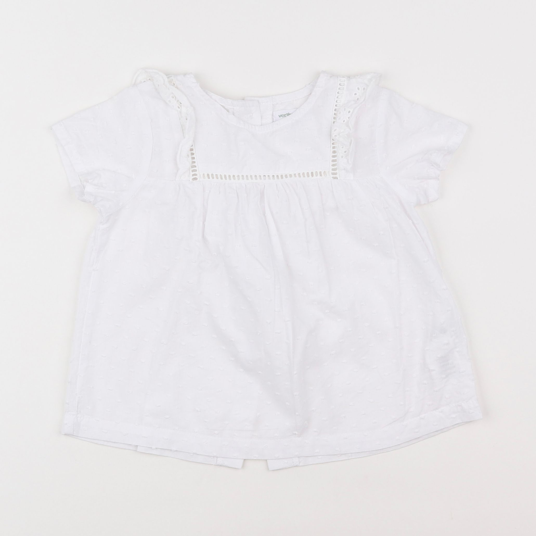 Vertbaudet - blouse blanc - 3 ans