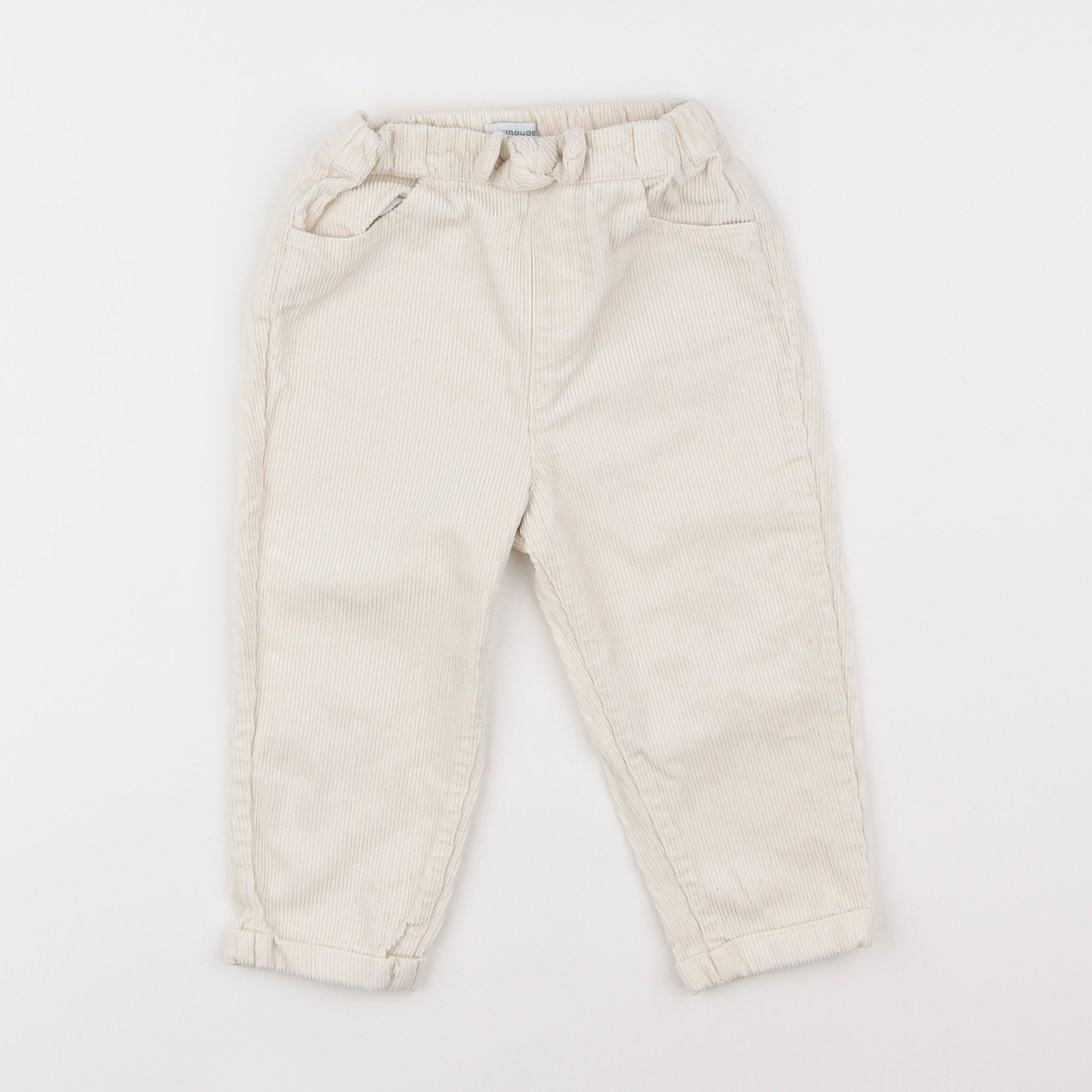 Vertbaudet - pantalon beige - 2 ans