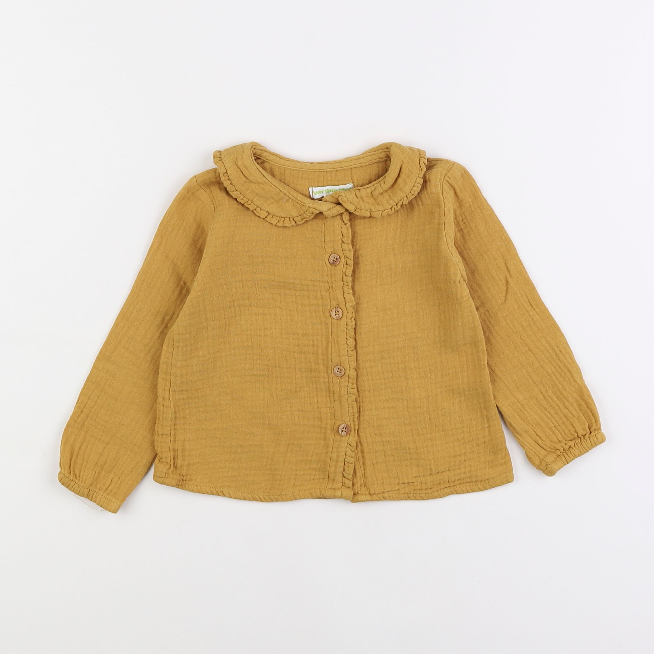 Vertbaudet - blouse jaune - 2 ans