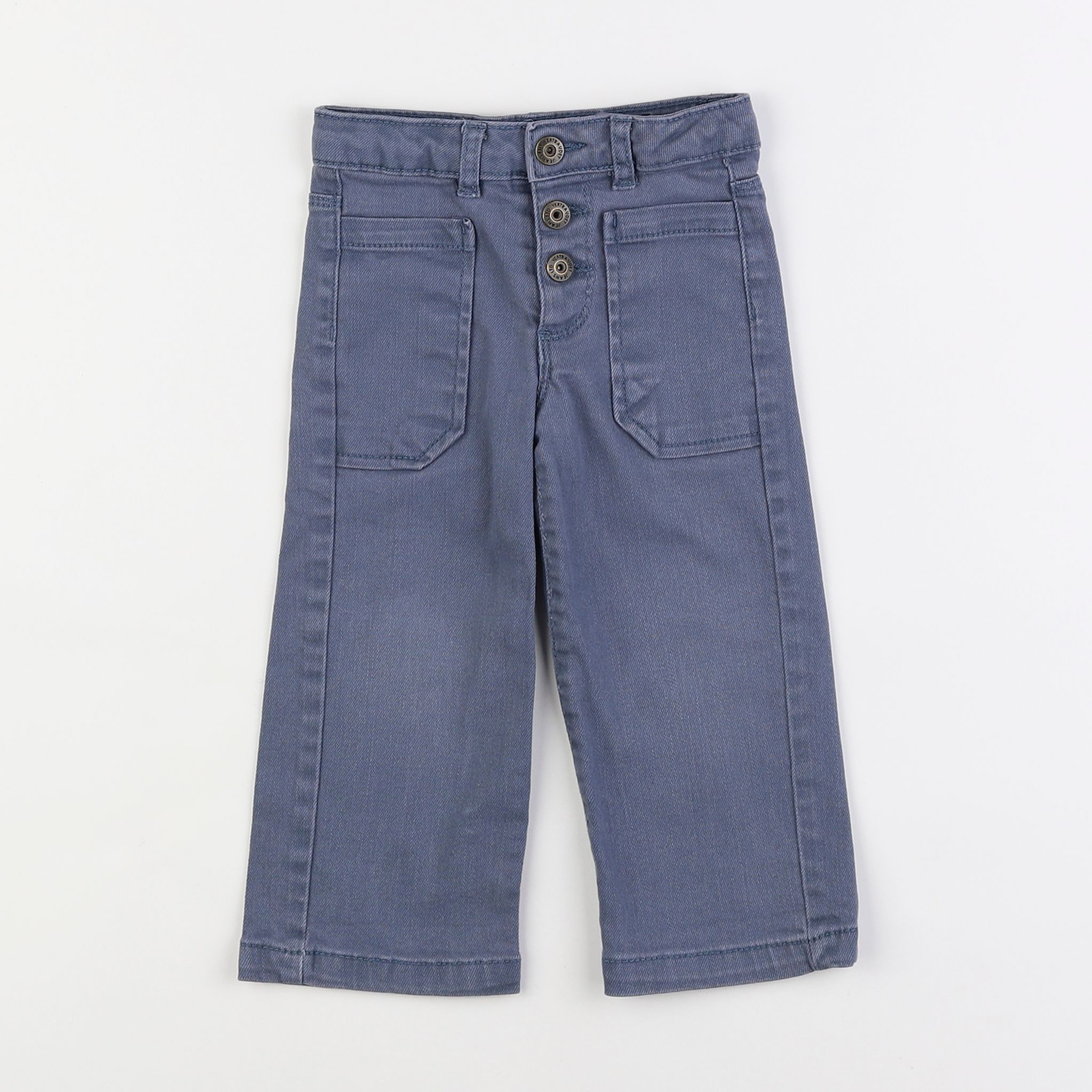 Vertbaudet - pantalon bleu - 2 ans