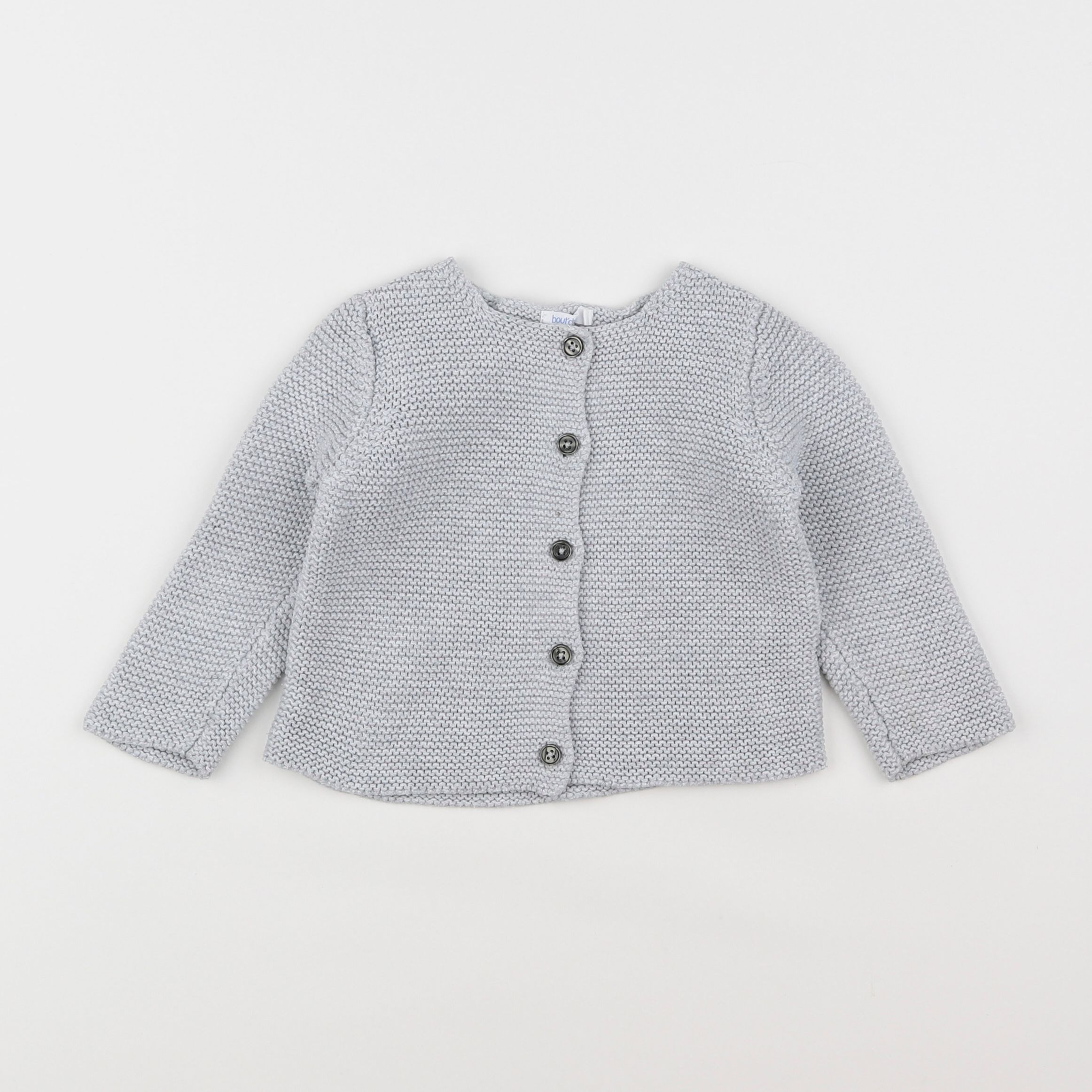 Boutchou - gilet gris - 12 mois