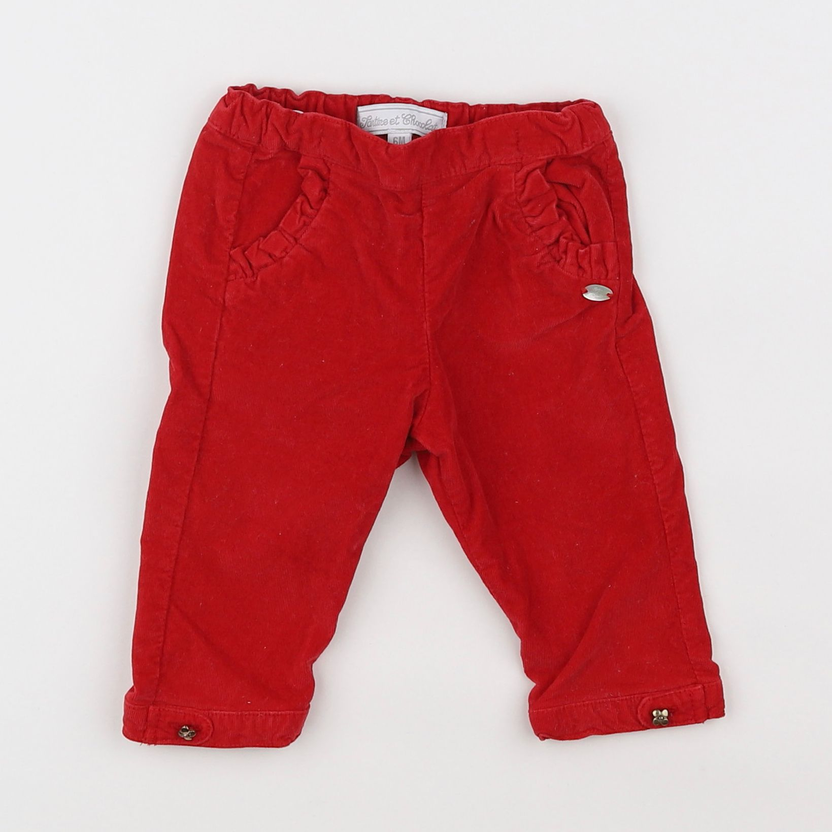 Tartine & Chocolat - pantalon rouge - 6 mois