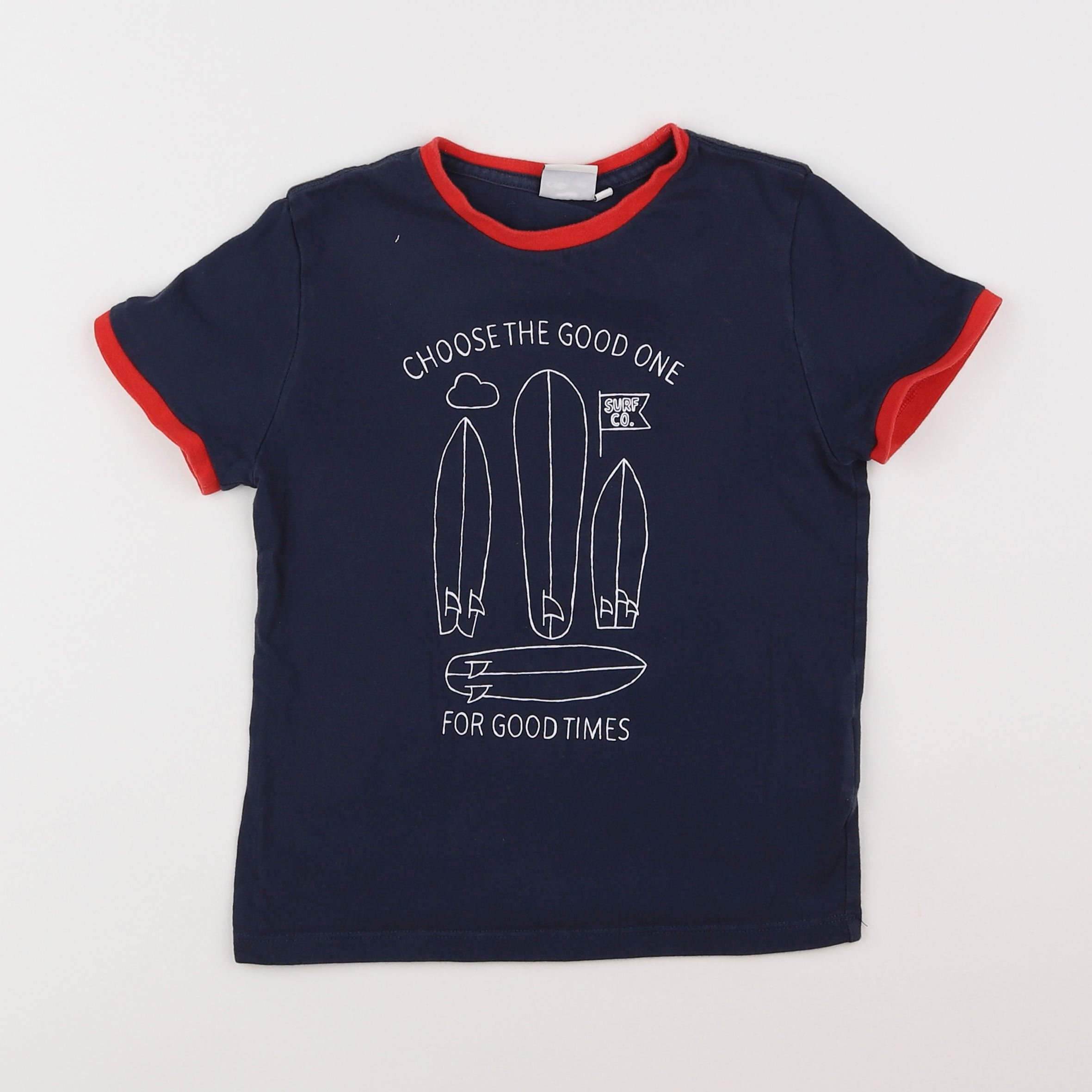 Cyrillus - tee-shirt bleu - 6 ans