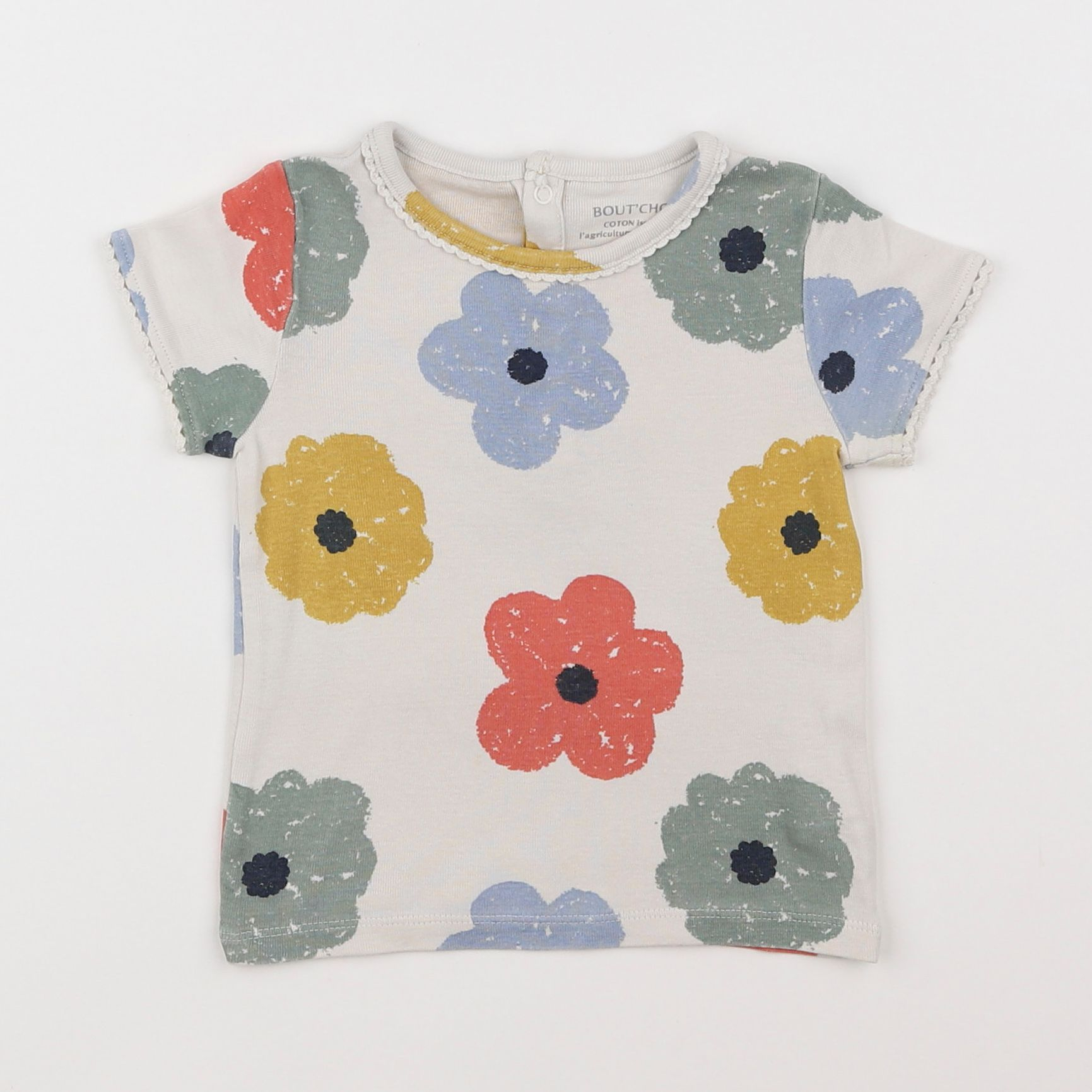 Boutchou - tee-shirt multicolore - 18 mois