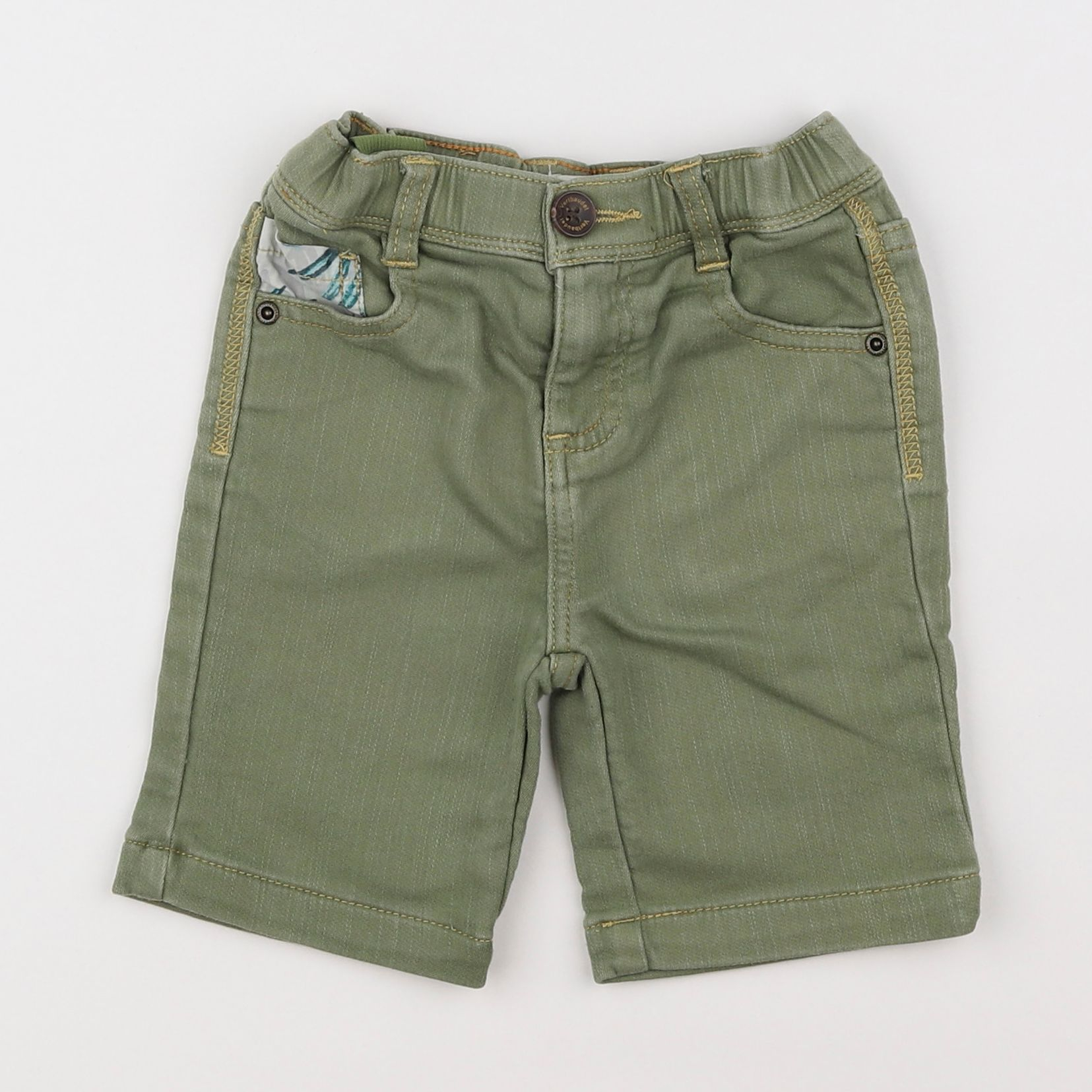 Vertbaudet - short vert - 3 ans