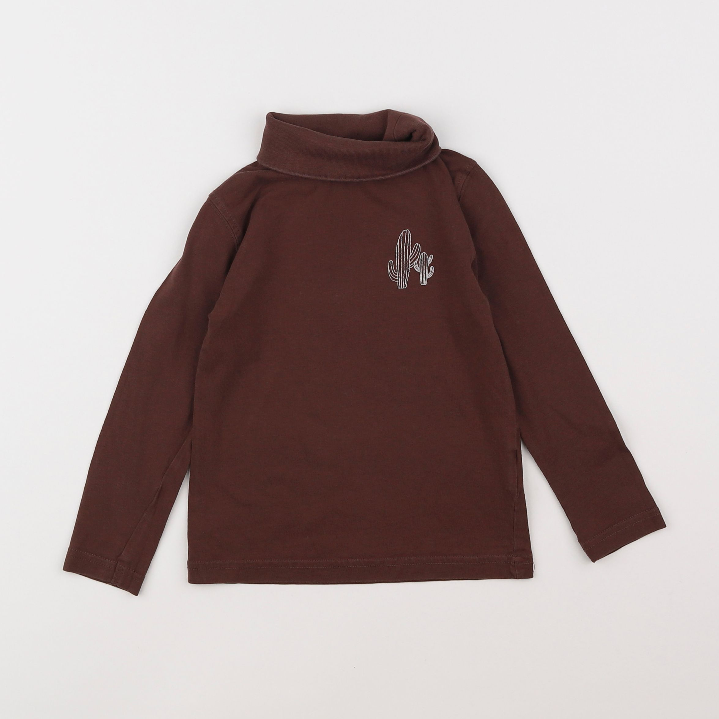 Vertbaudet - sous-pull marron - 4 ans