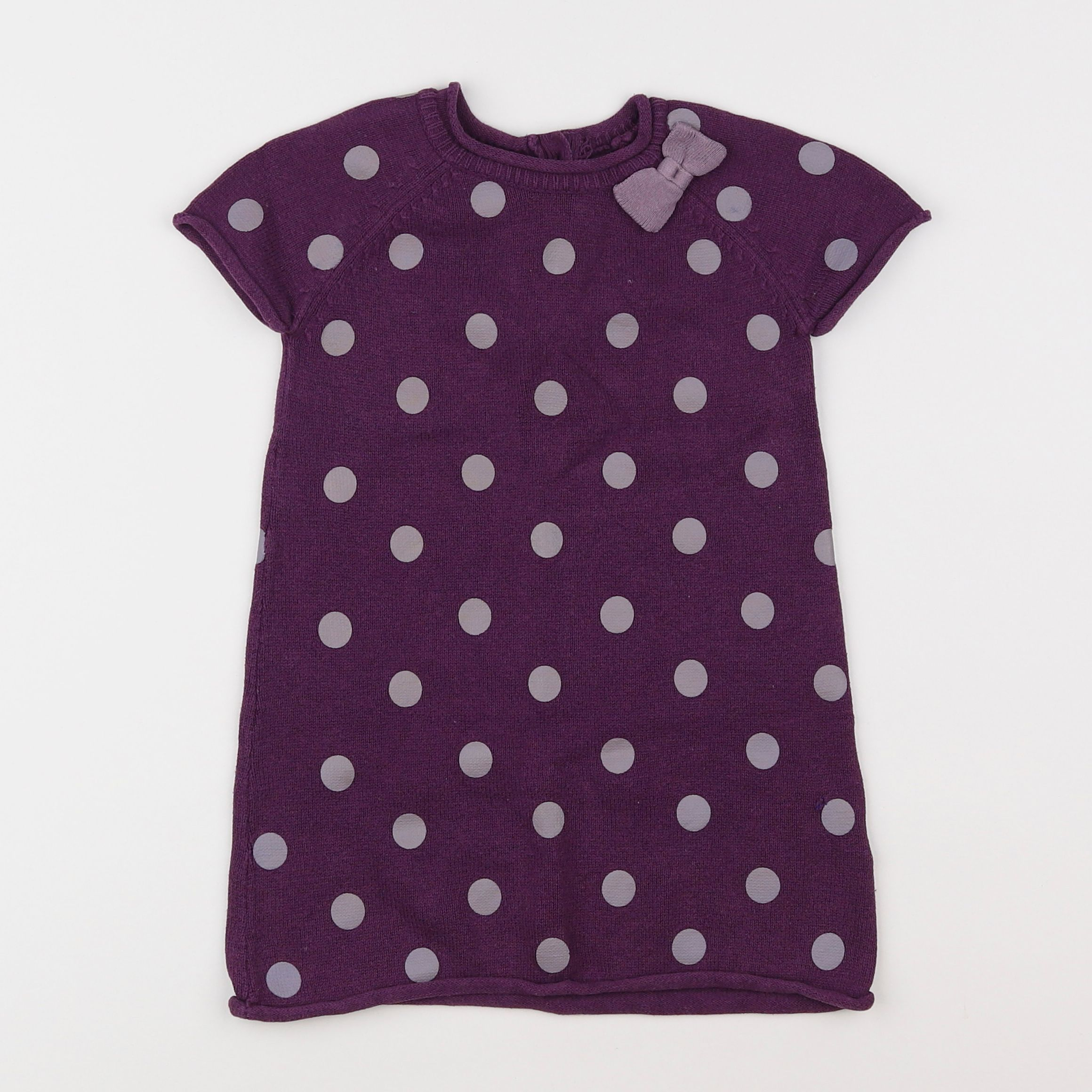 Vertbaudet - robe violet - 18 mois