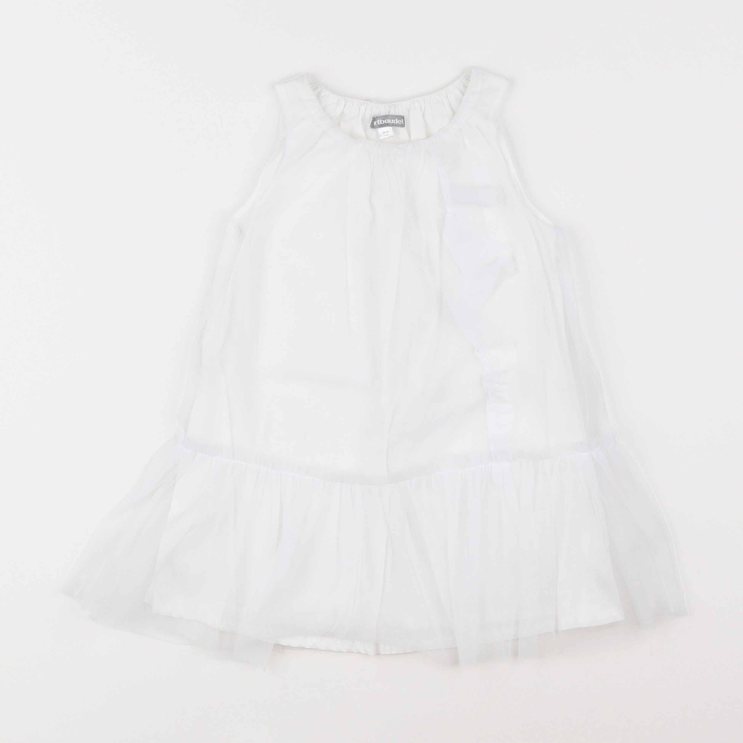 Vertbaudet - robe blanc - 3 ans