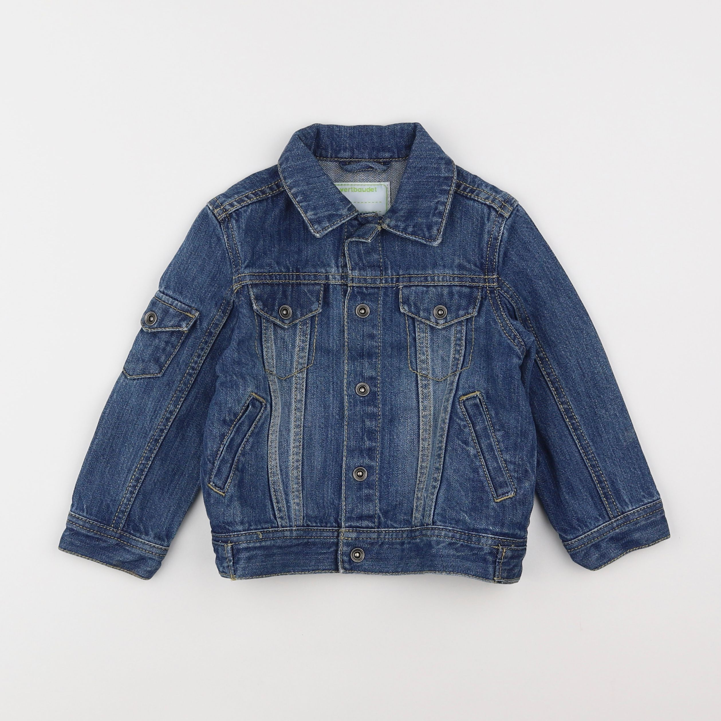 Vertbaudet - veste bleu - 3 ans