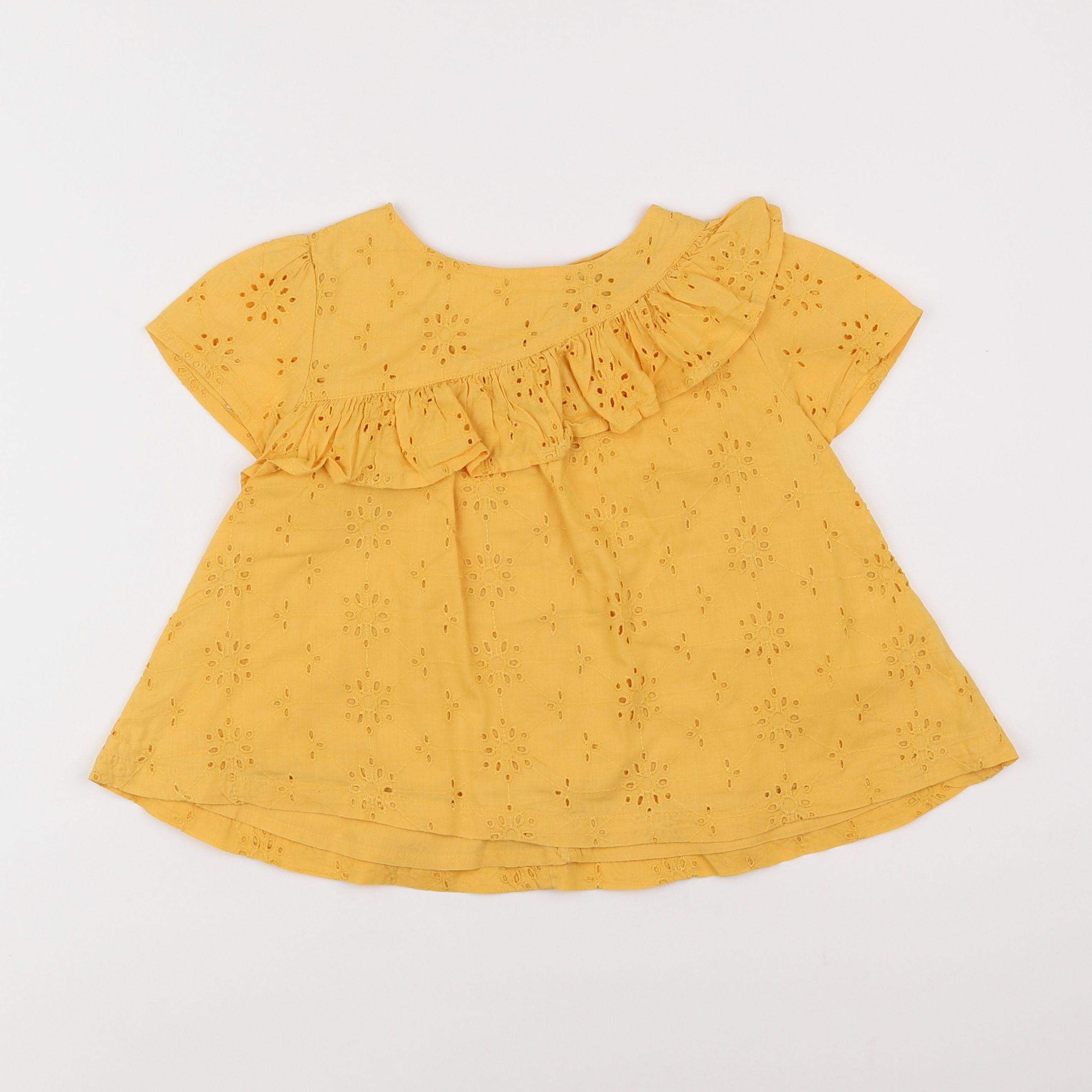 Vertbaudet - blouse jaune - 5 ans