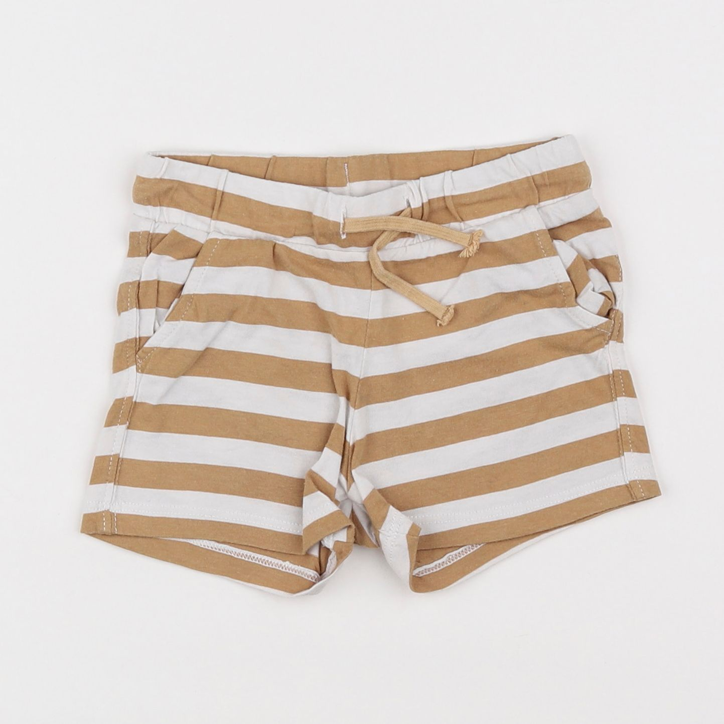 H&M - short marron - 9/12 mois