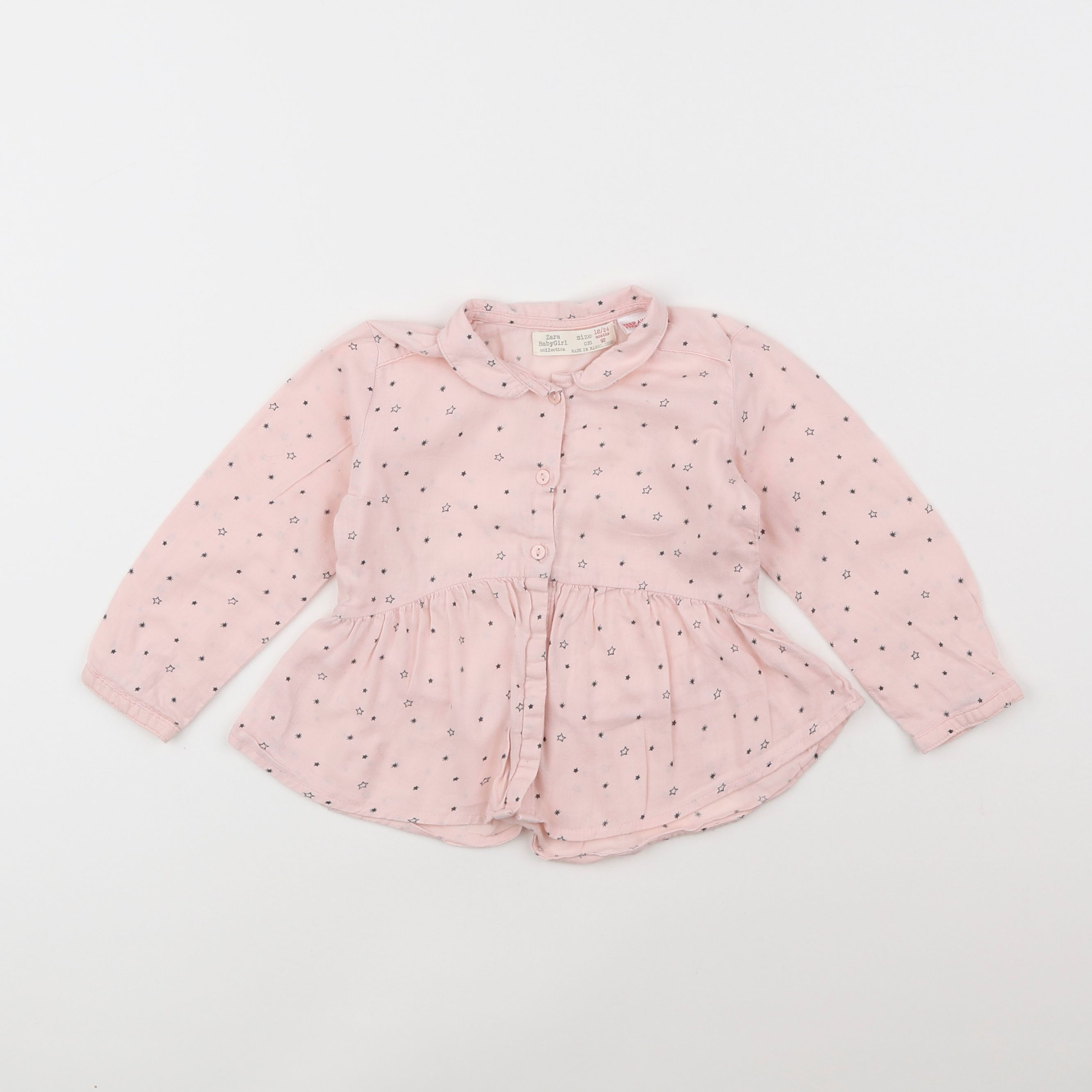 Zara - blouse rose - 18 mois à 2 ans