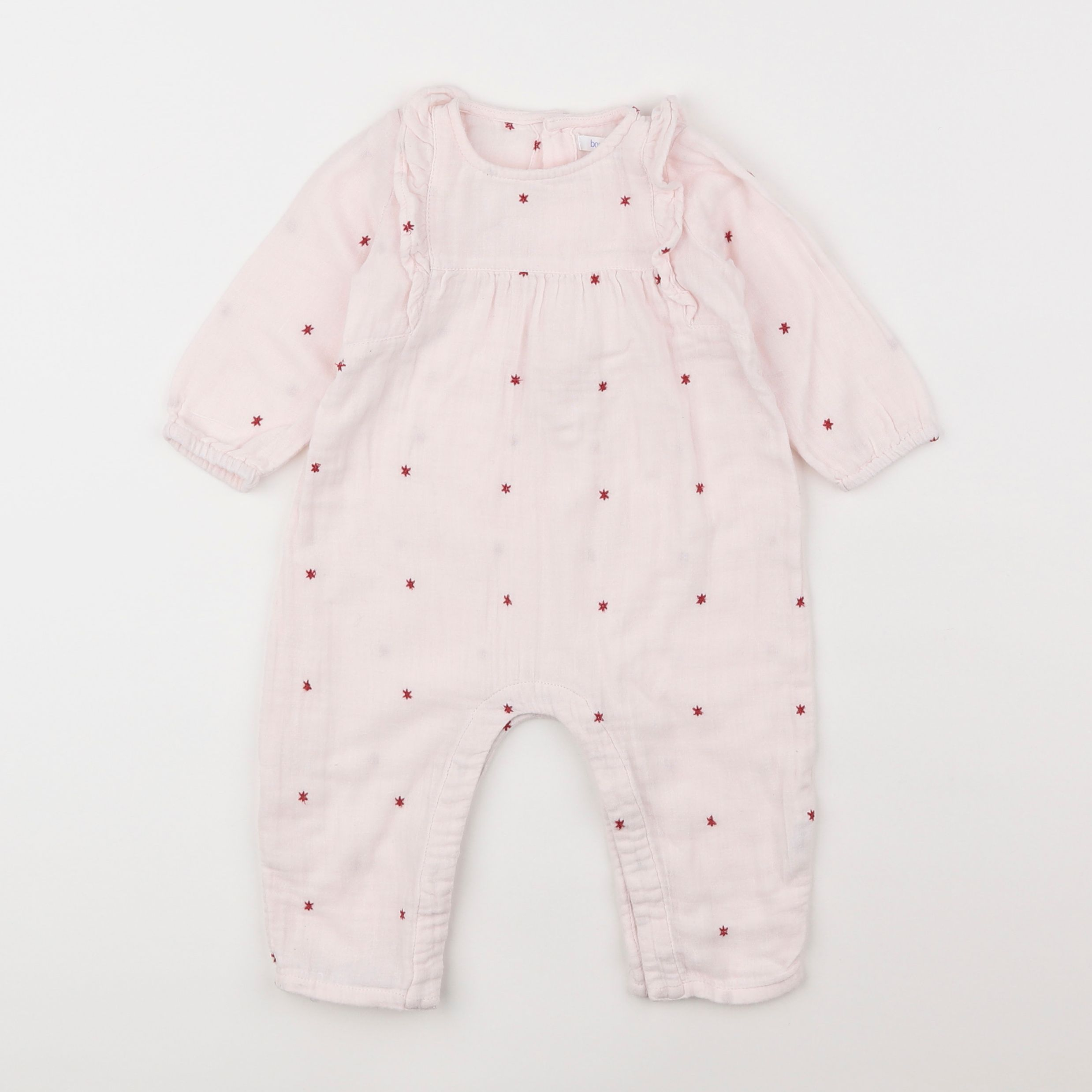 Boutchou - combinaison rose - 6 mois