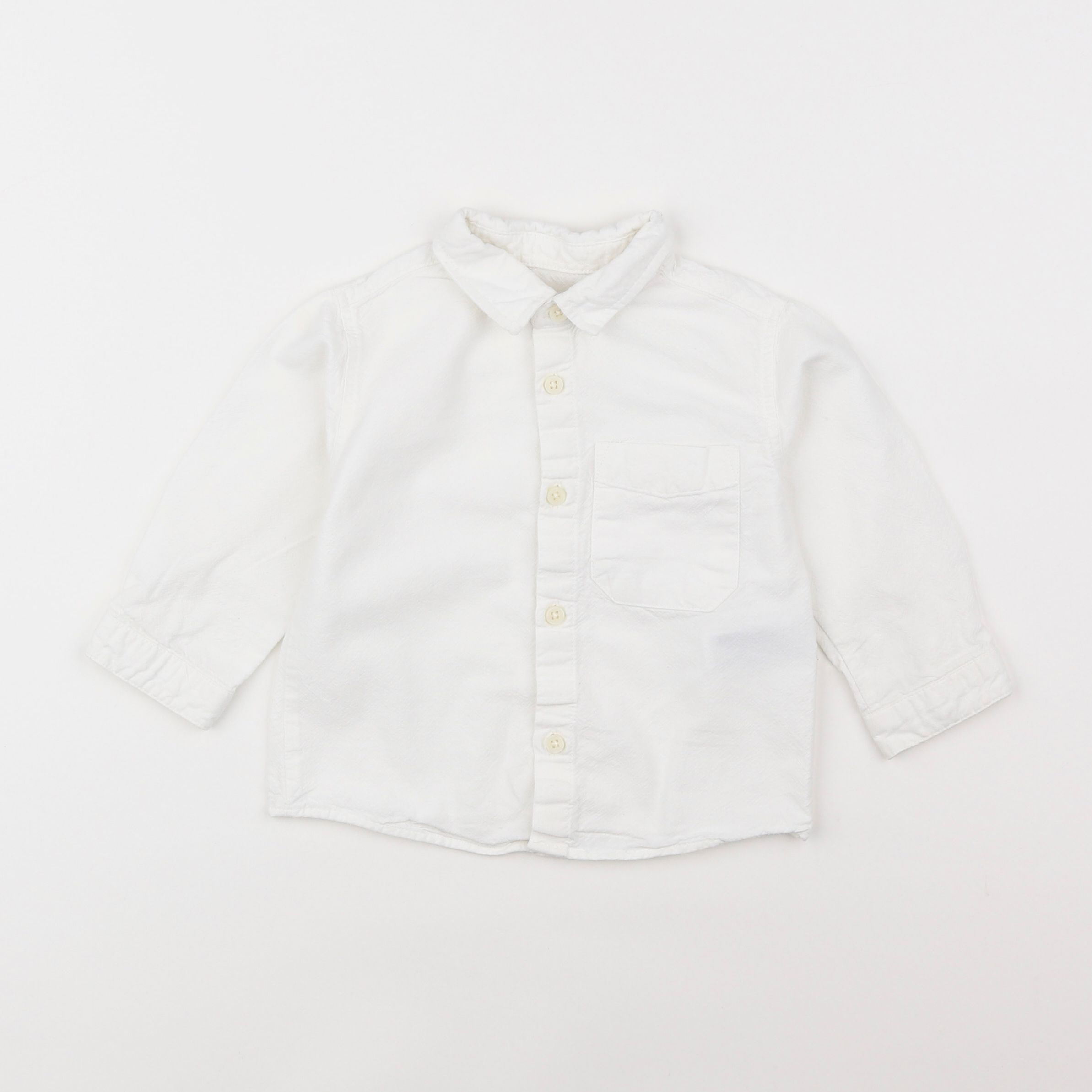 Zara - chemise blanc - 9/12 mois