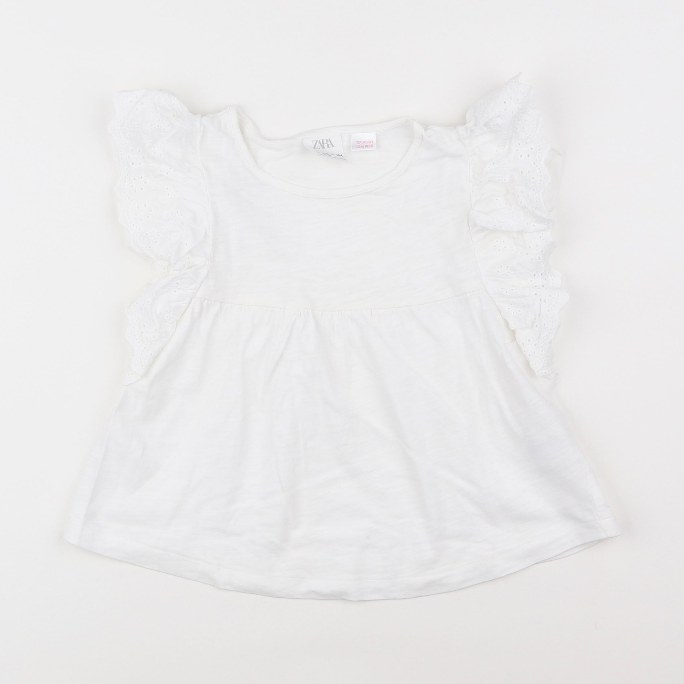 Zara - tee-shirt blanc - 3/4 ans