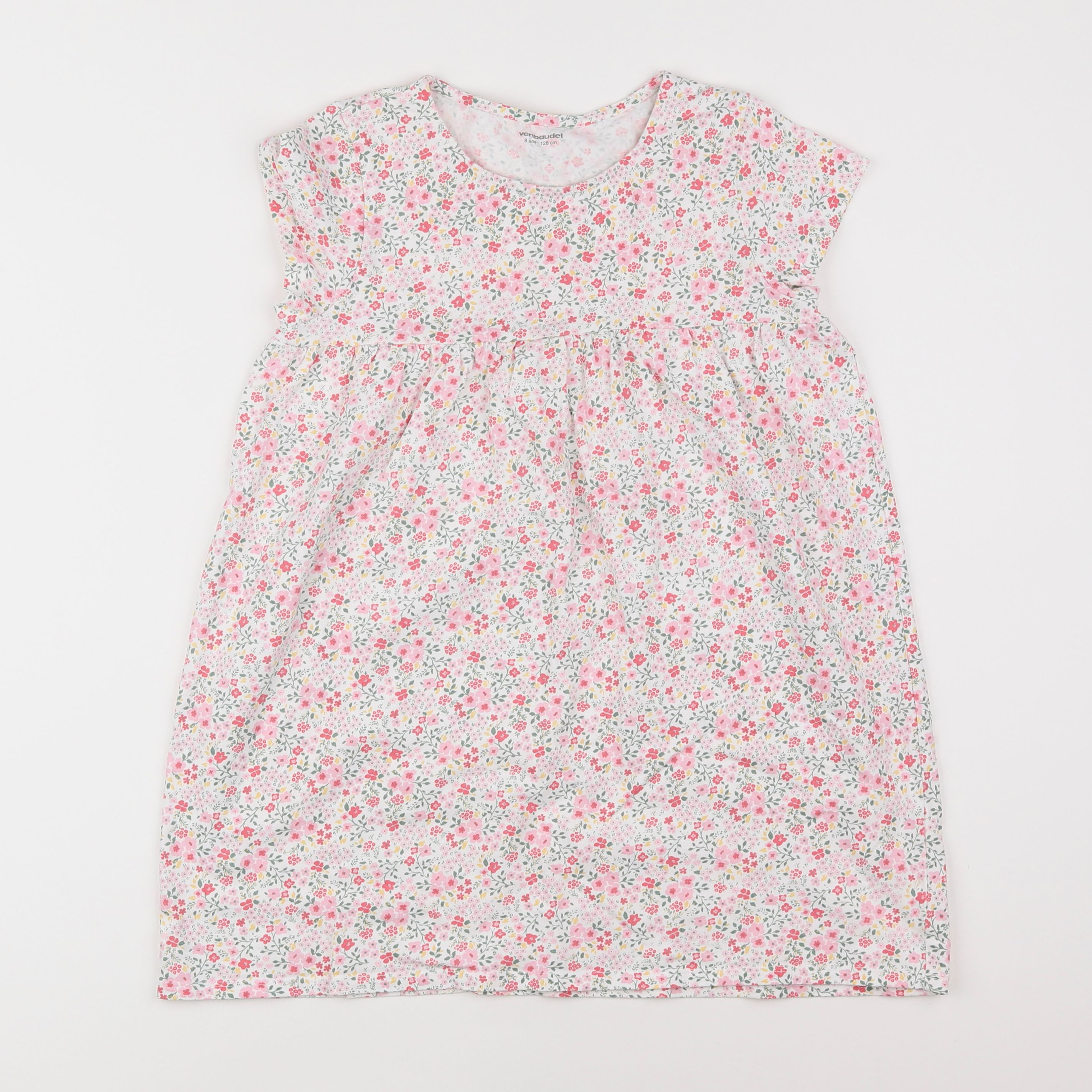 Vertbaudet - robe multicolore - 8 ans