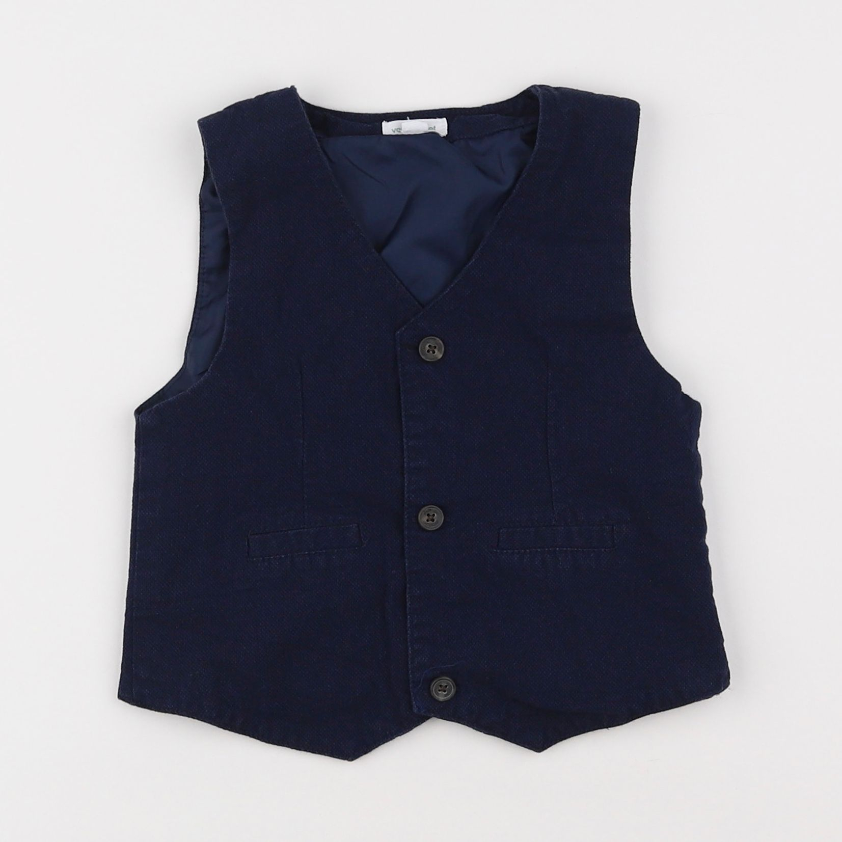 Vertbaudet - gilet bleu - 3 ans