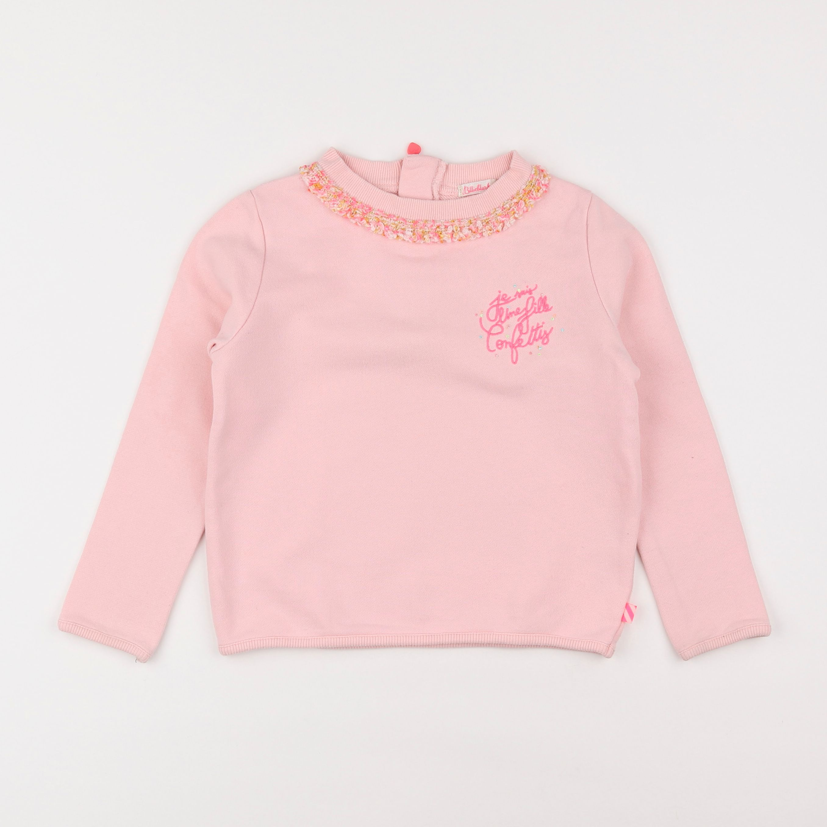 Billie Blush - sweat rose - 6 ans