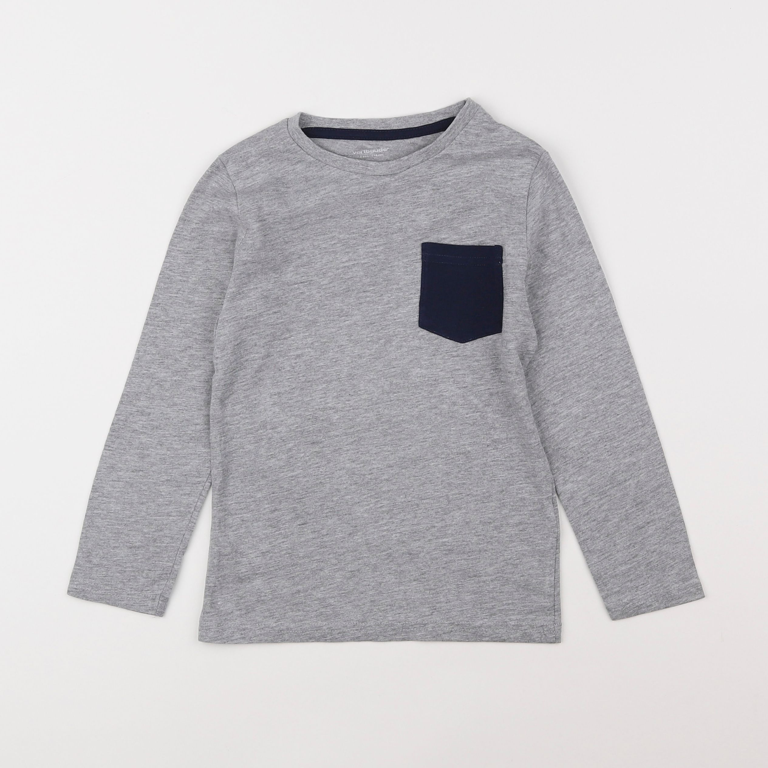 Vertbaudet - tee-shirt gris - 6 ans