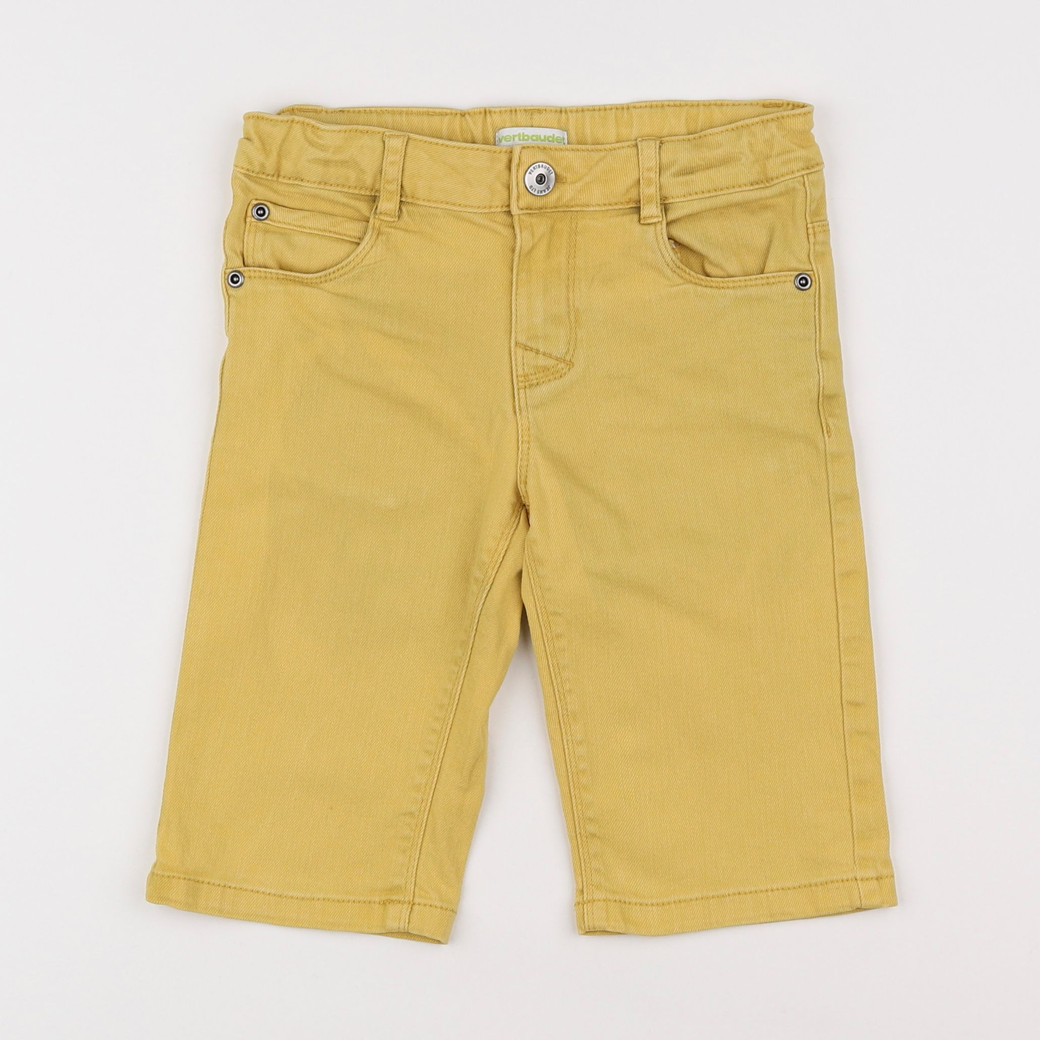 Vertbaudet - short jaune - 6 ans