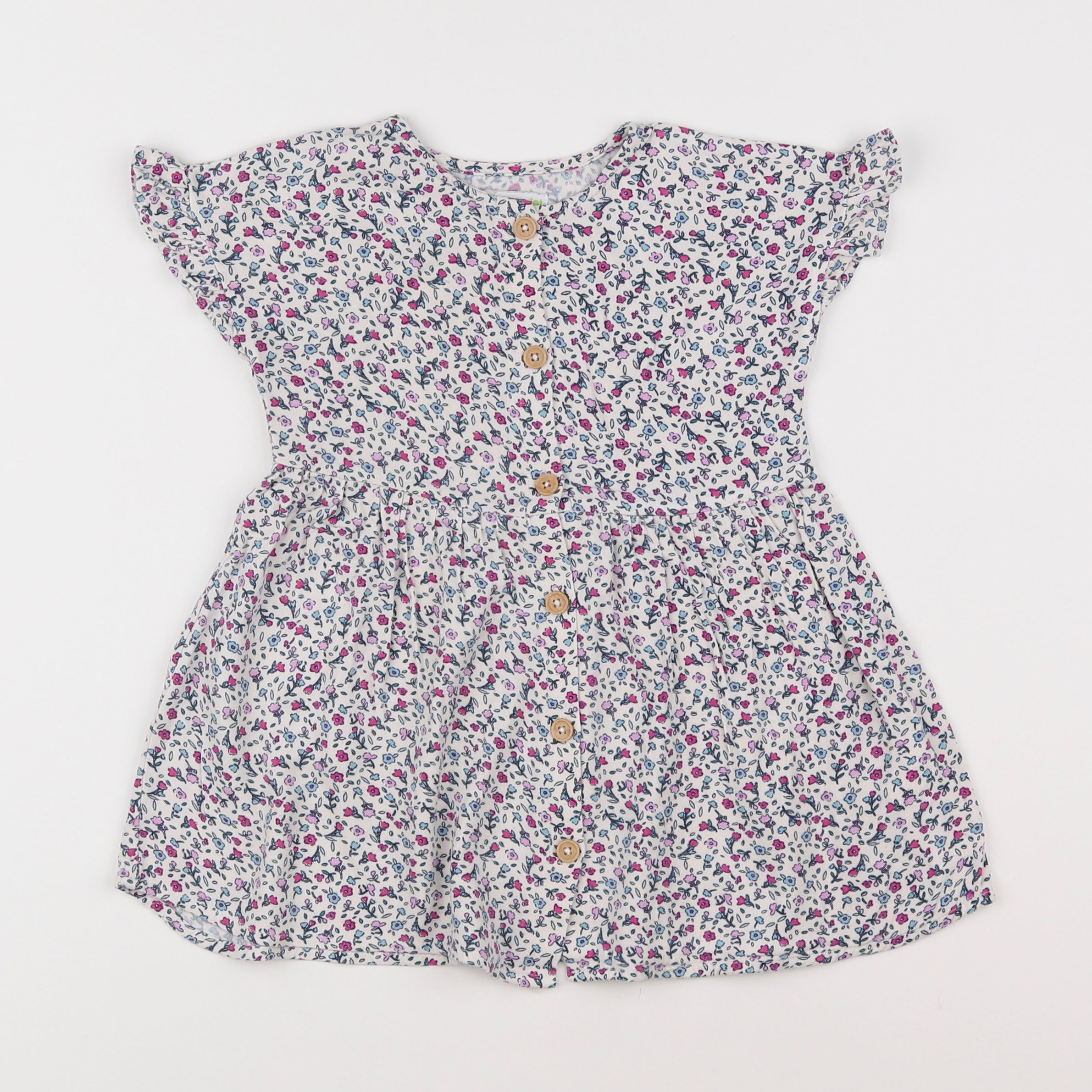 Vertbaudet - robe multicolore - 3 ans