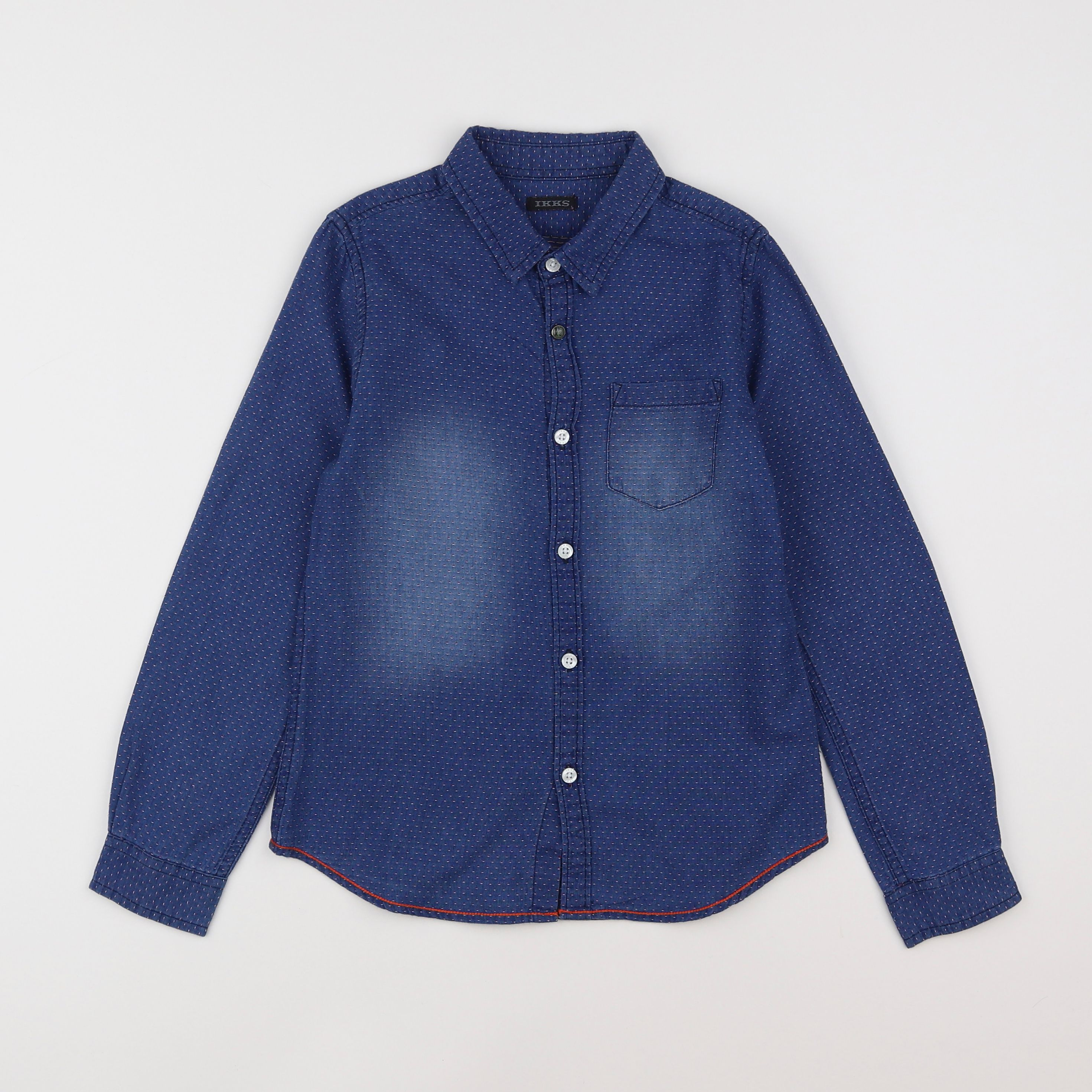 IKKS - chemise bleu - 10 ans