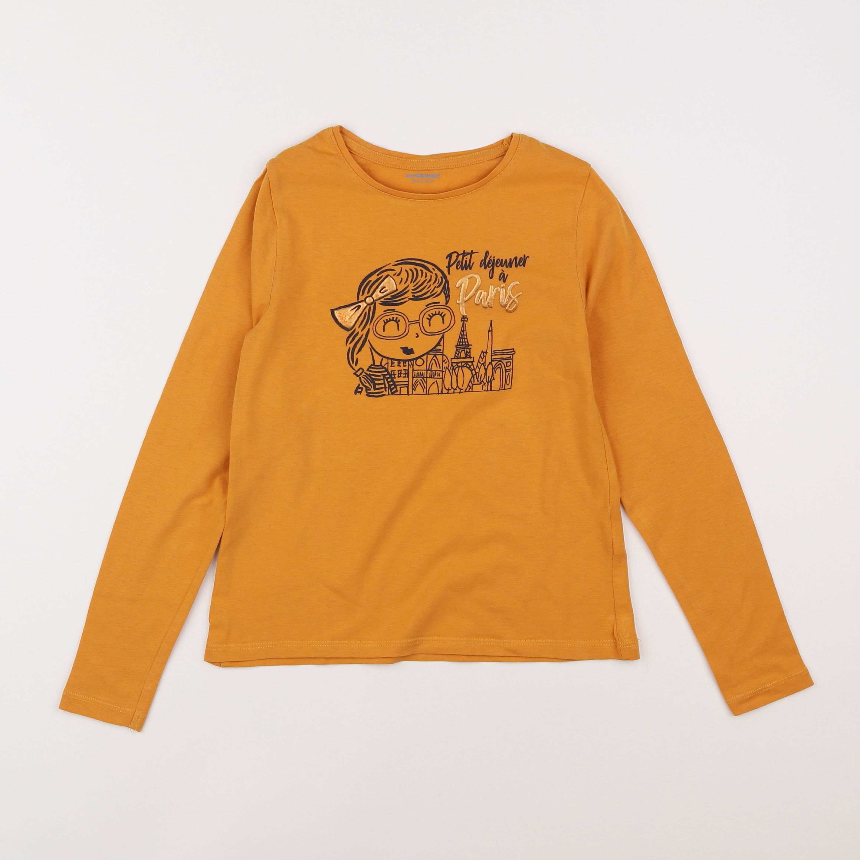 Vertbaudet - tee-shirt orange - 8 ans