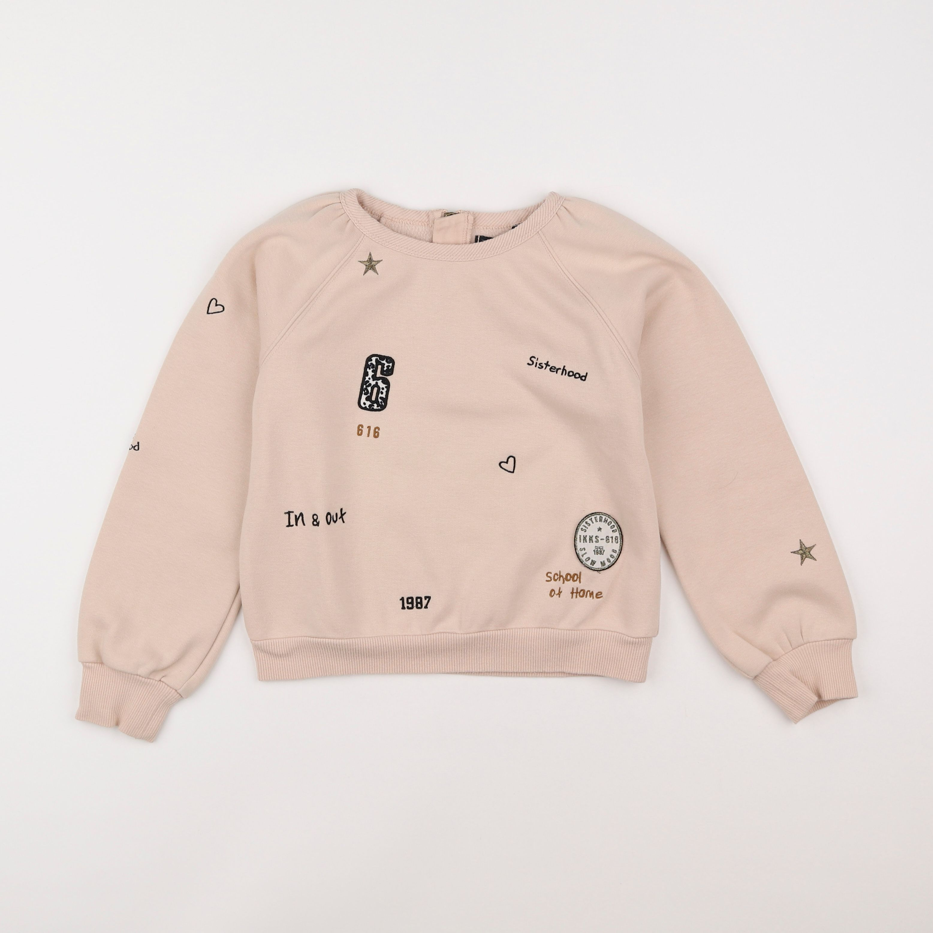 IKKS - sweat beige - 8 ans