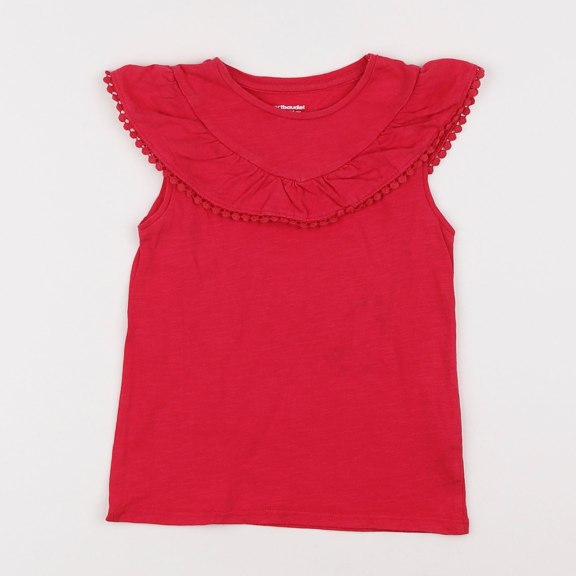 Vertbaudet - tee-shirt rose - 4 ans