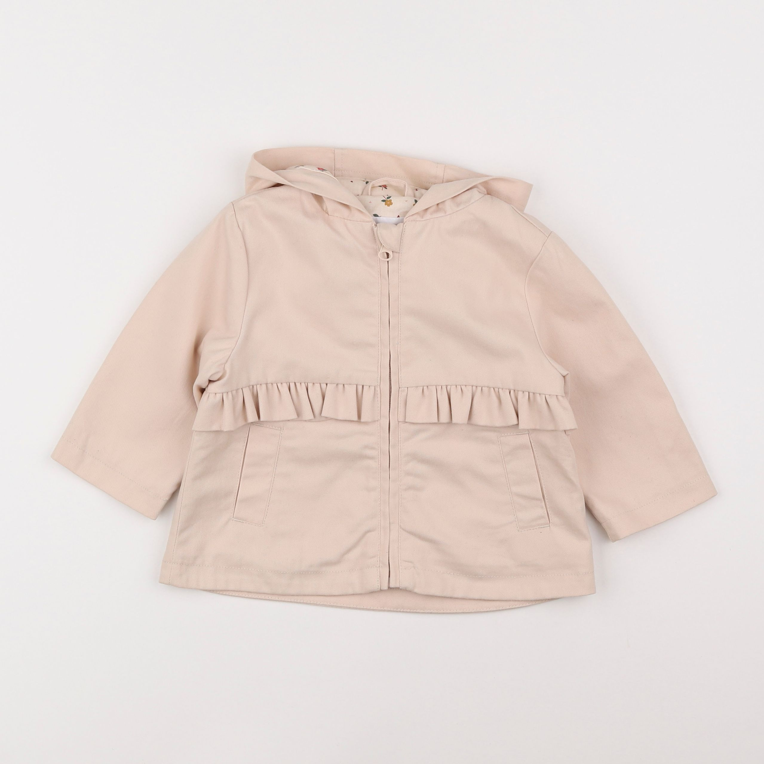 Vertbaudet - veste beige - 12 mois