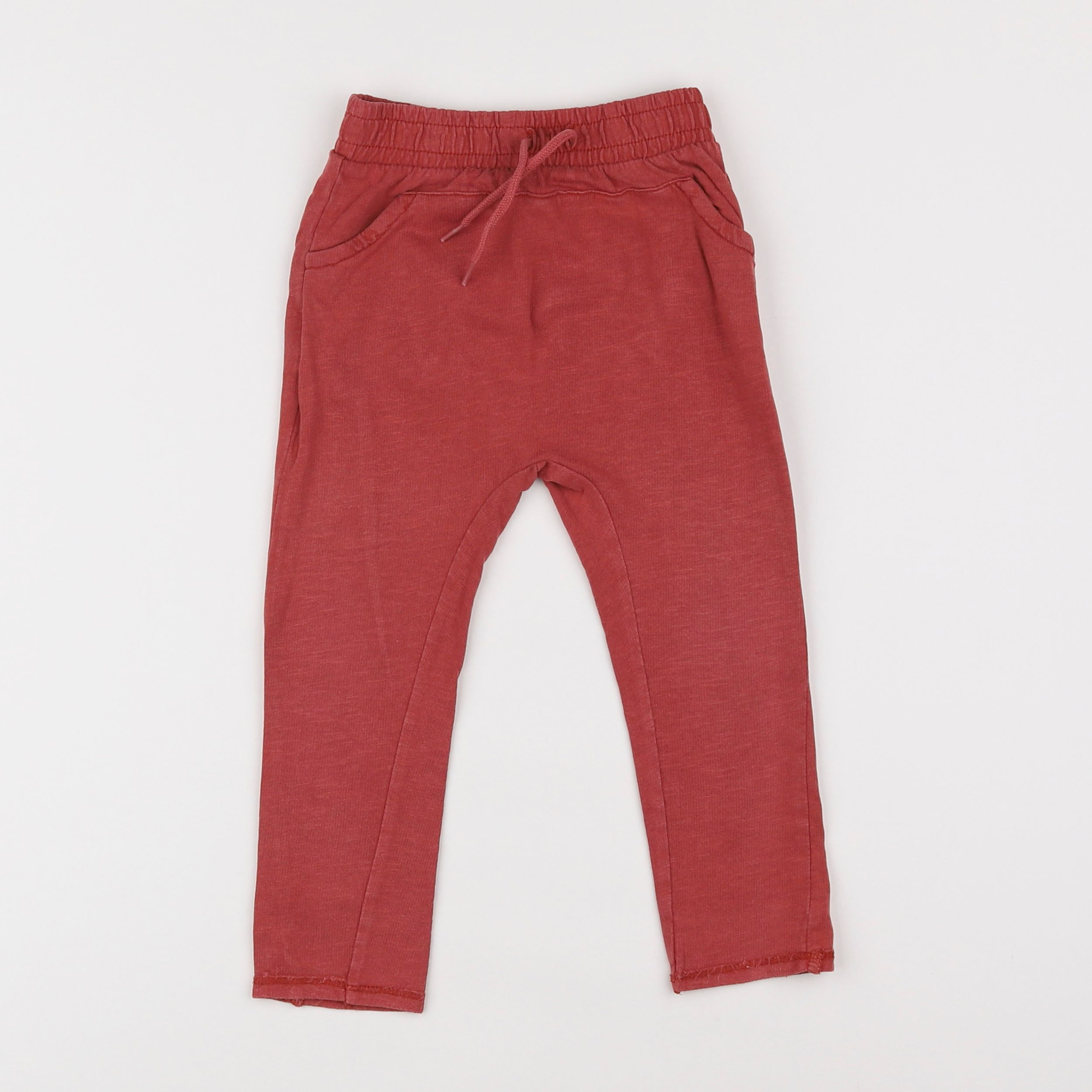 Vertbaudet - pantalon rouge - 2 ans