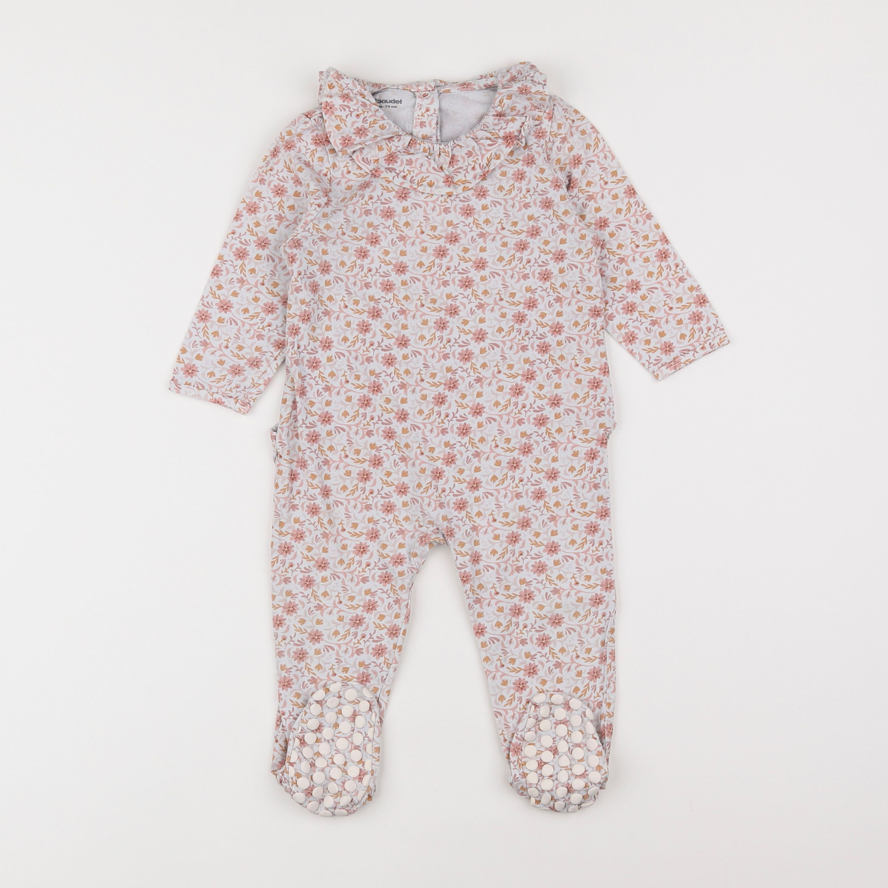 Vertbaudet - pyjama coton rose - 12 mois