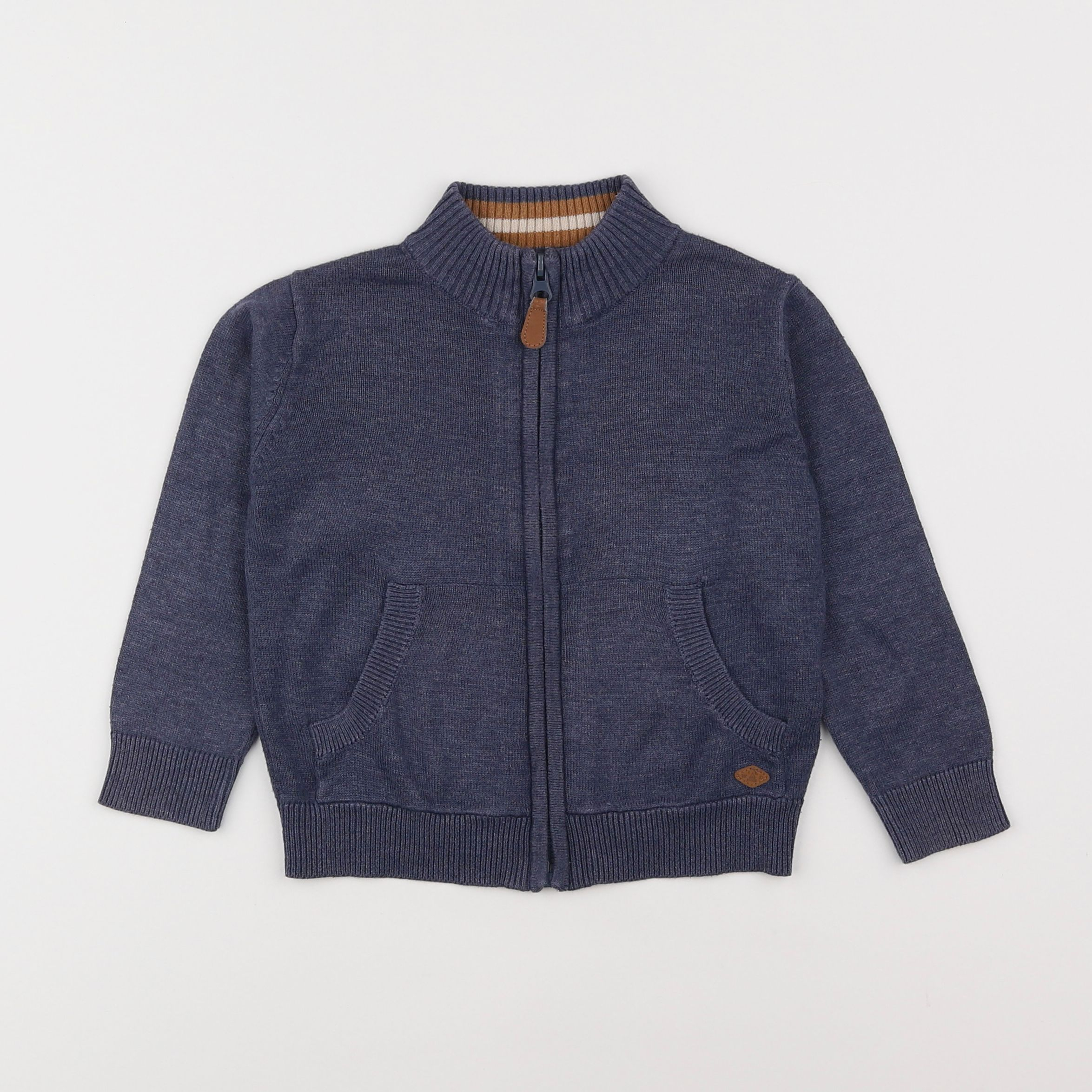 Vertbaudet - gilet bleu - 2 ans