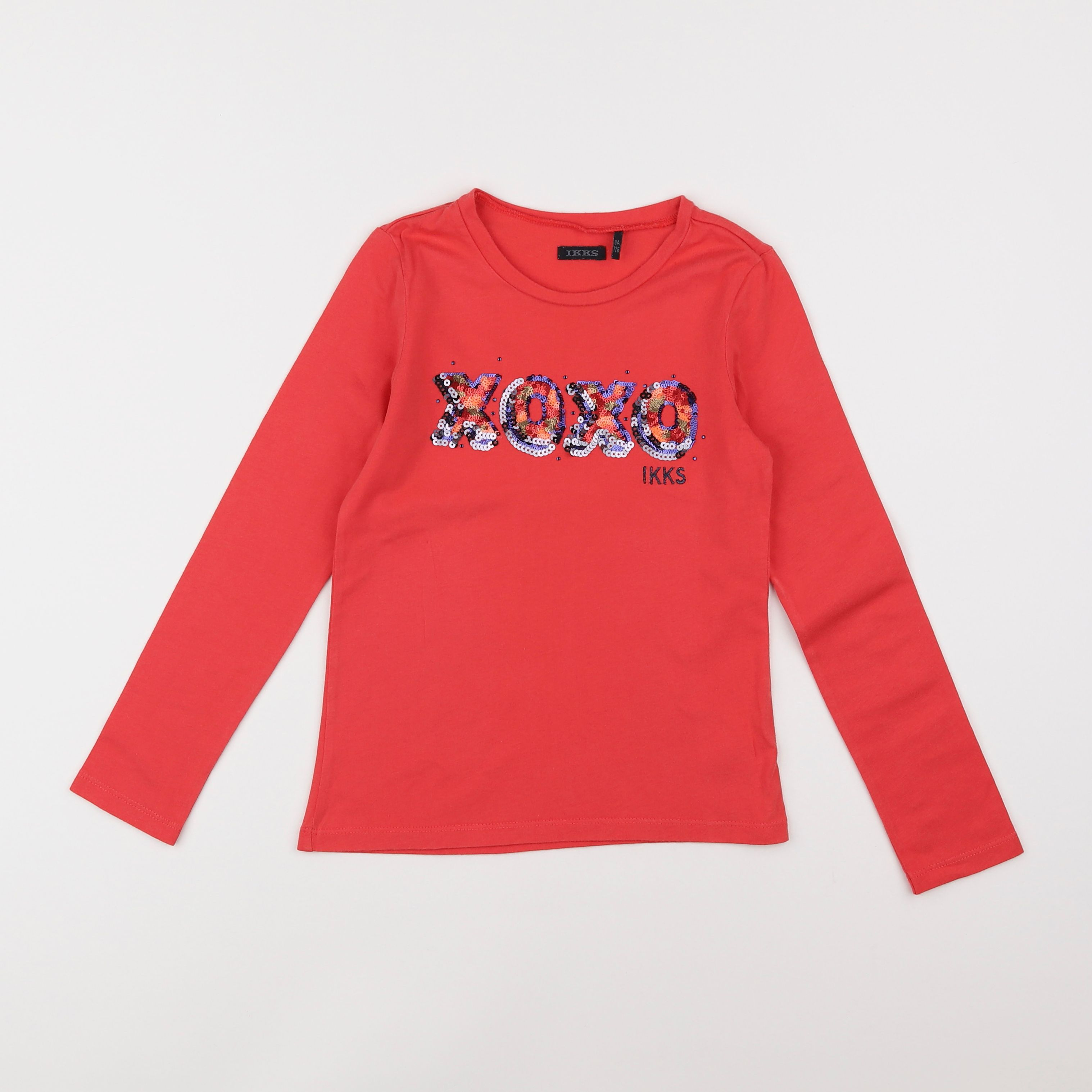 IKKS - tee-shirt orange - 8 ans