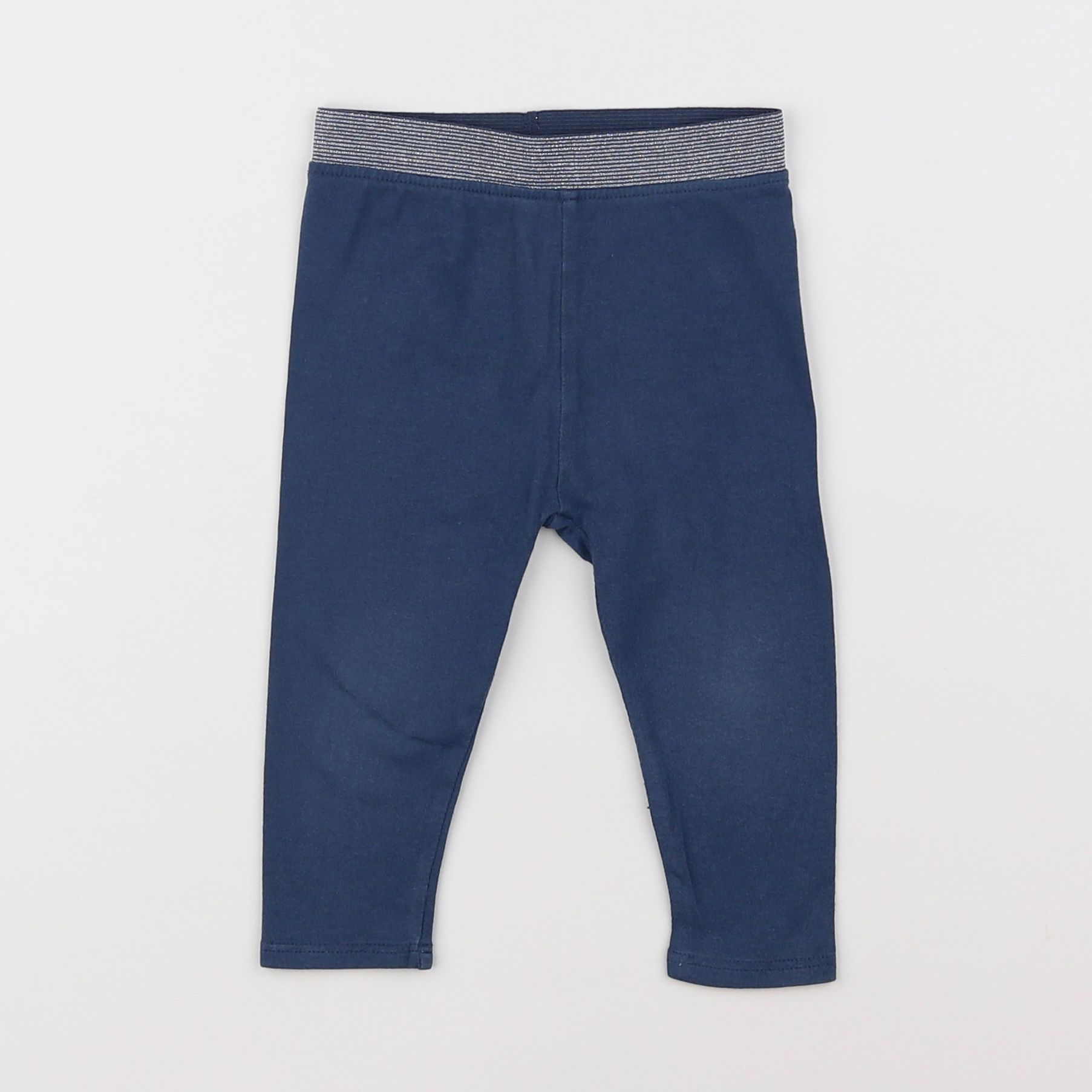 Vertbaudet - legging bleu - 9 mois