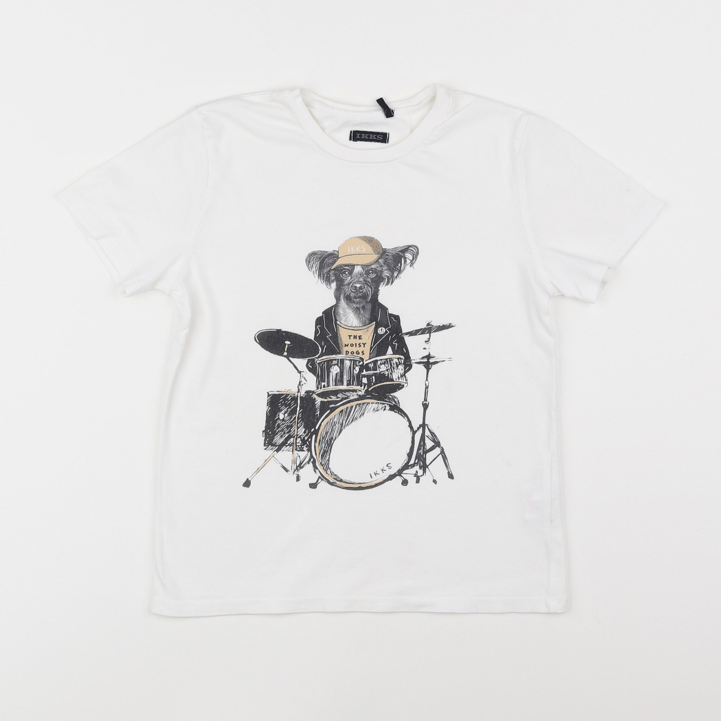 IKKS - tee-shirt blanc - 6 ans