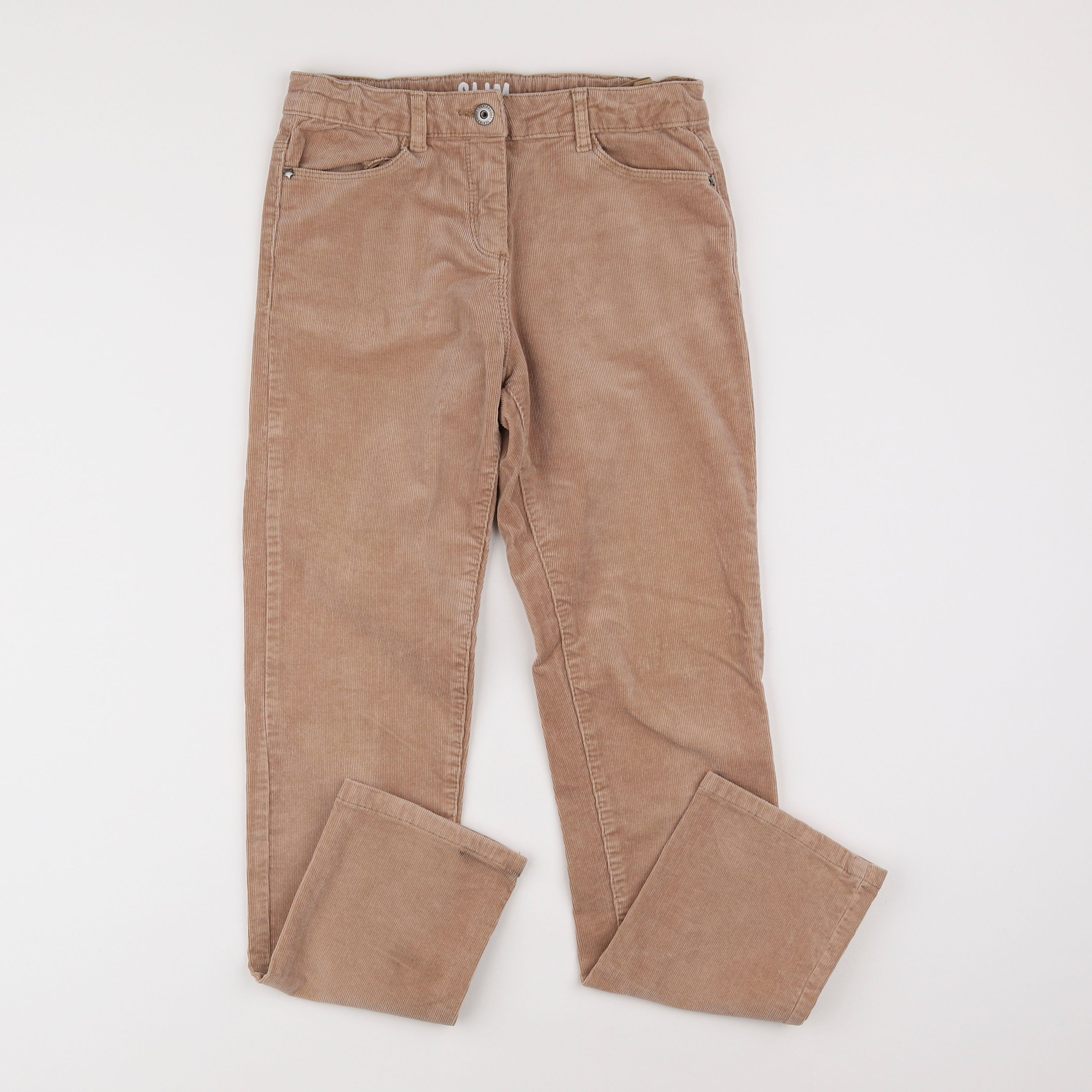 Vertbaudet - pantalon beige - 12 ans