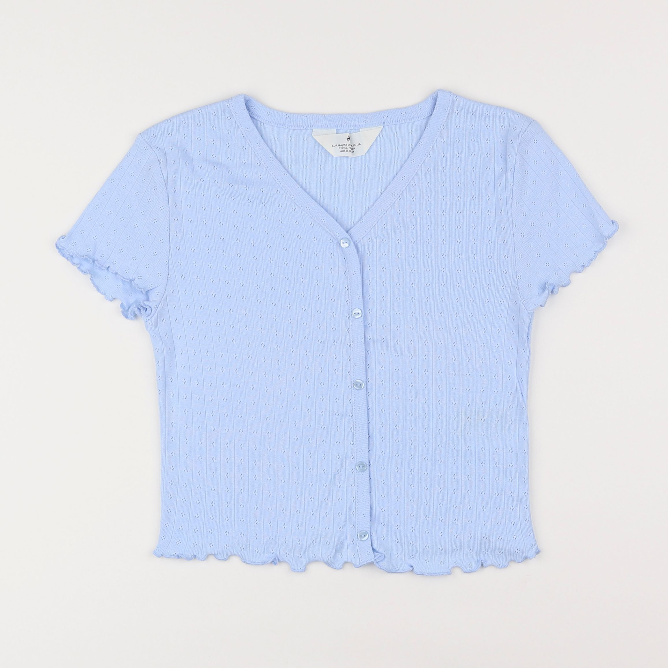 H&M - tee-shirt bleu - 10/12 ans