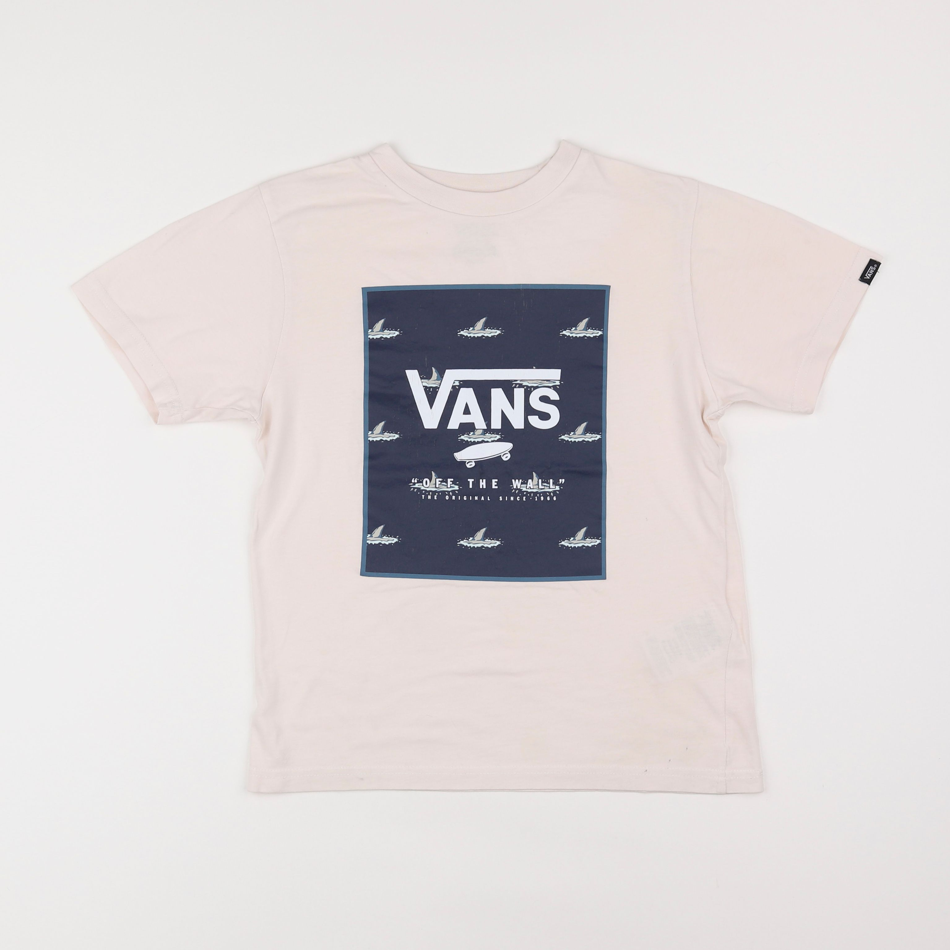 Vans - tee-shirt blanc - 8/10 ans