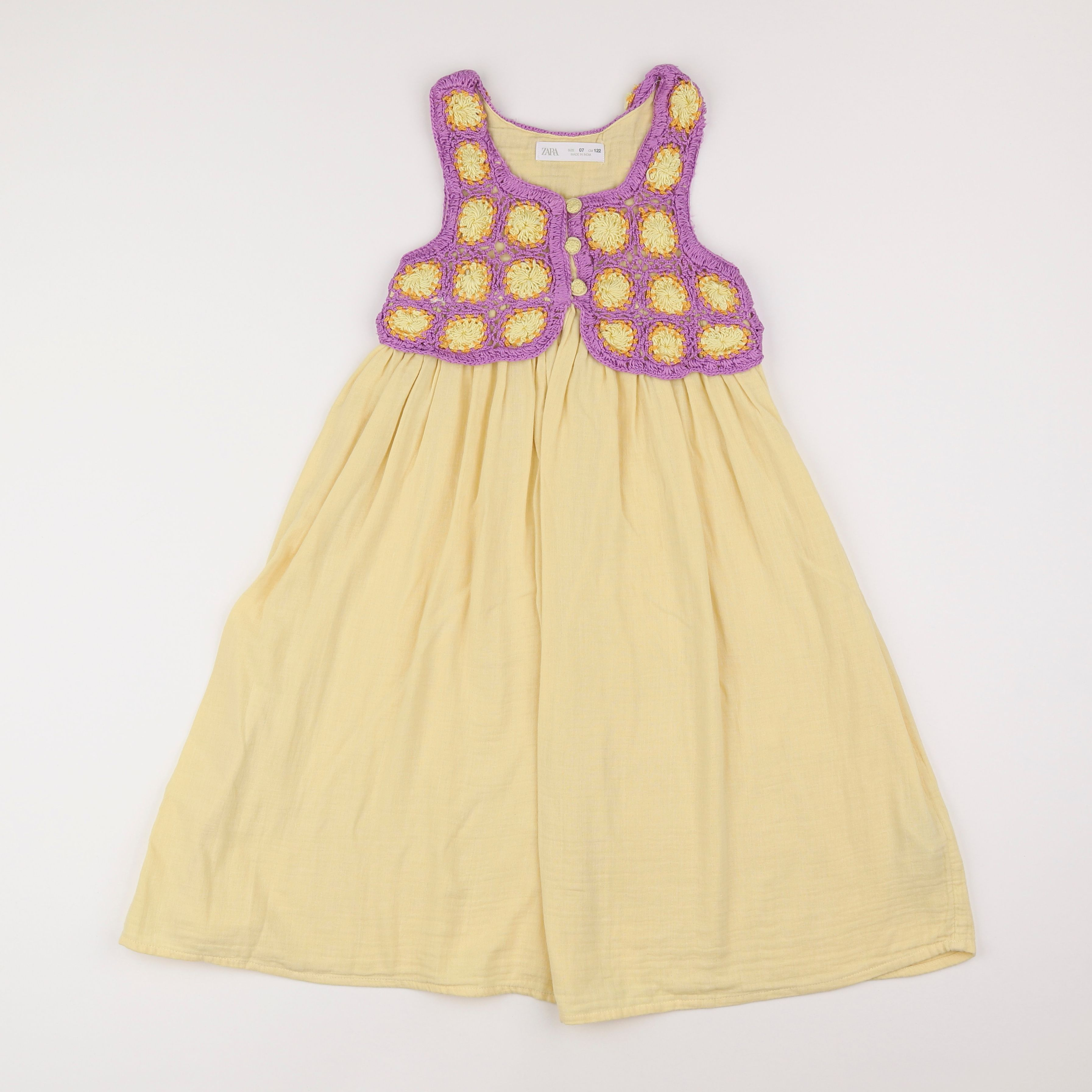 Zara - robe jaune - 7 ans