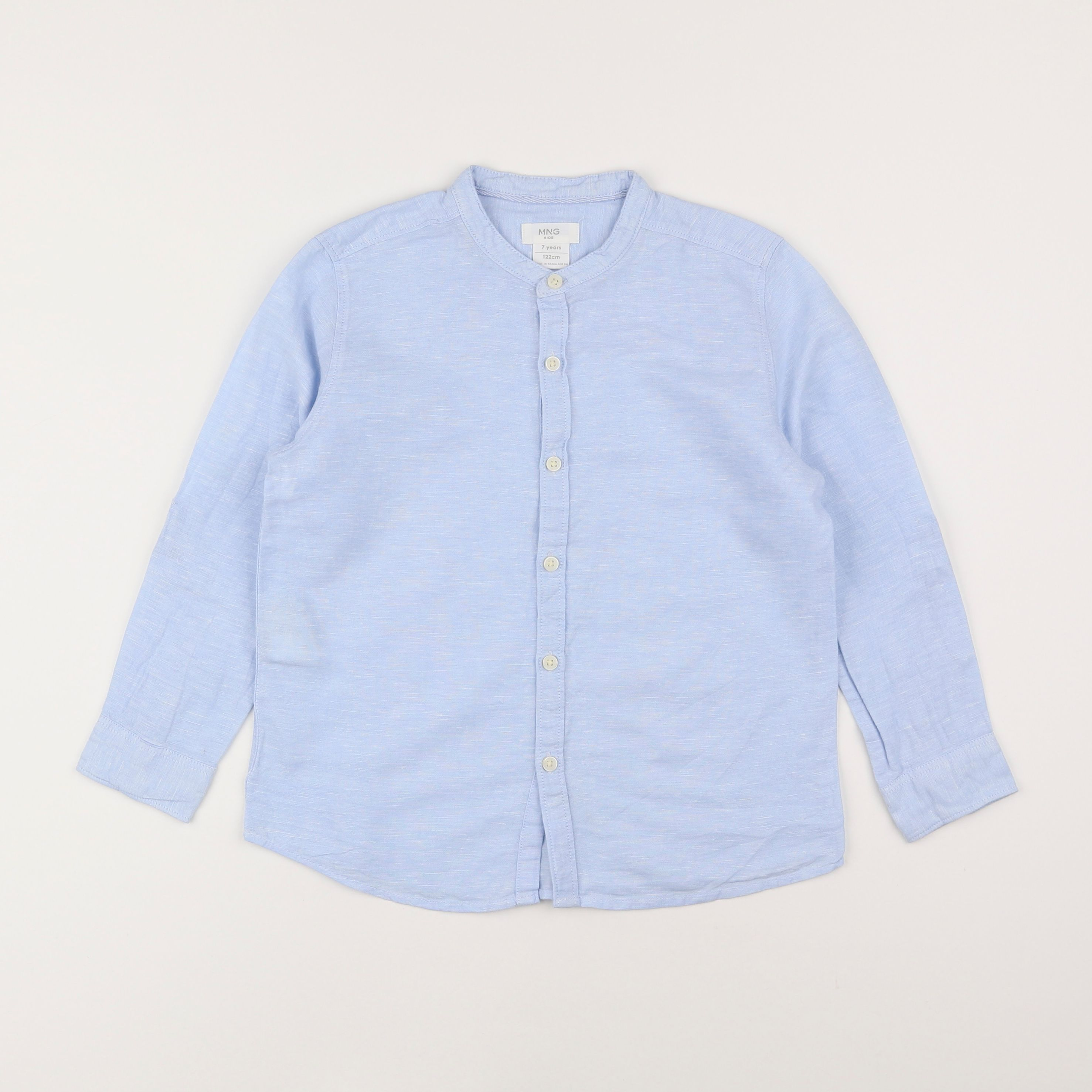 Mango - chemise bleu - 7 ans