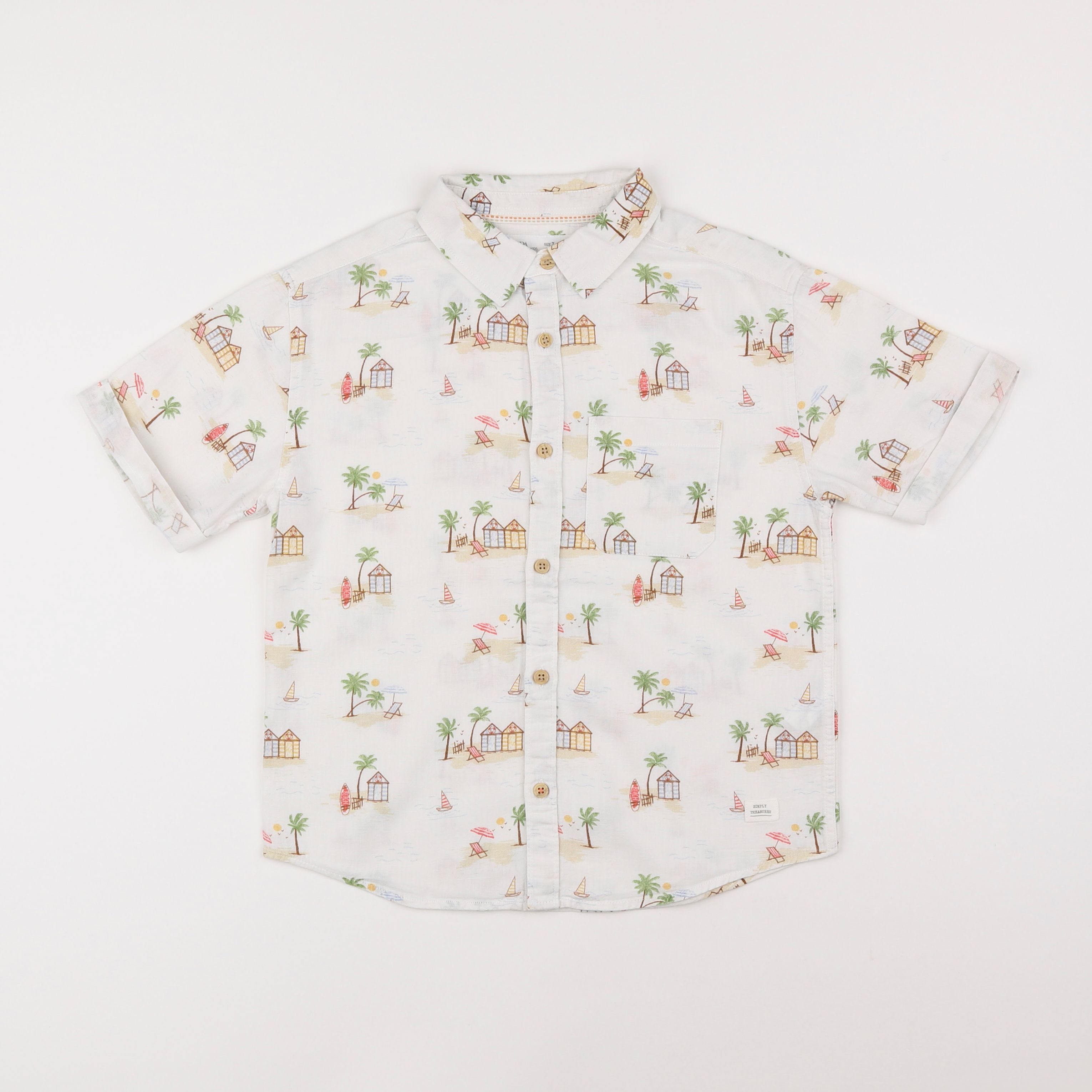 Zara - chemise multicolore - 7 ans