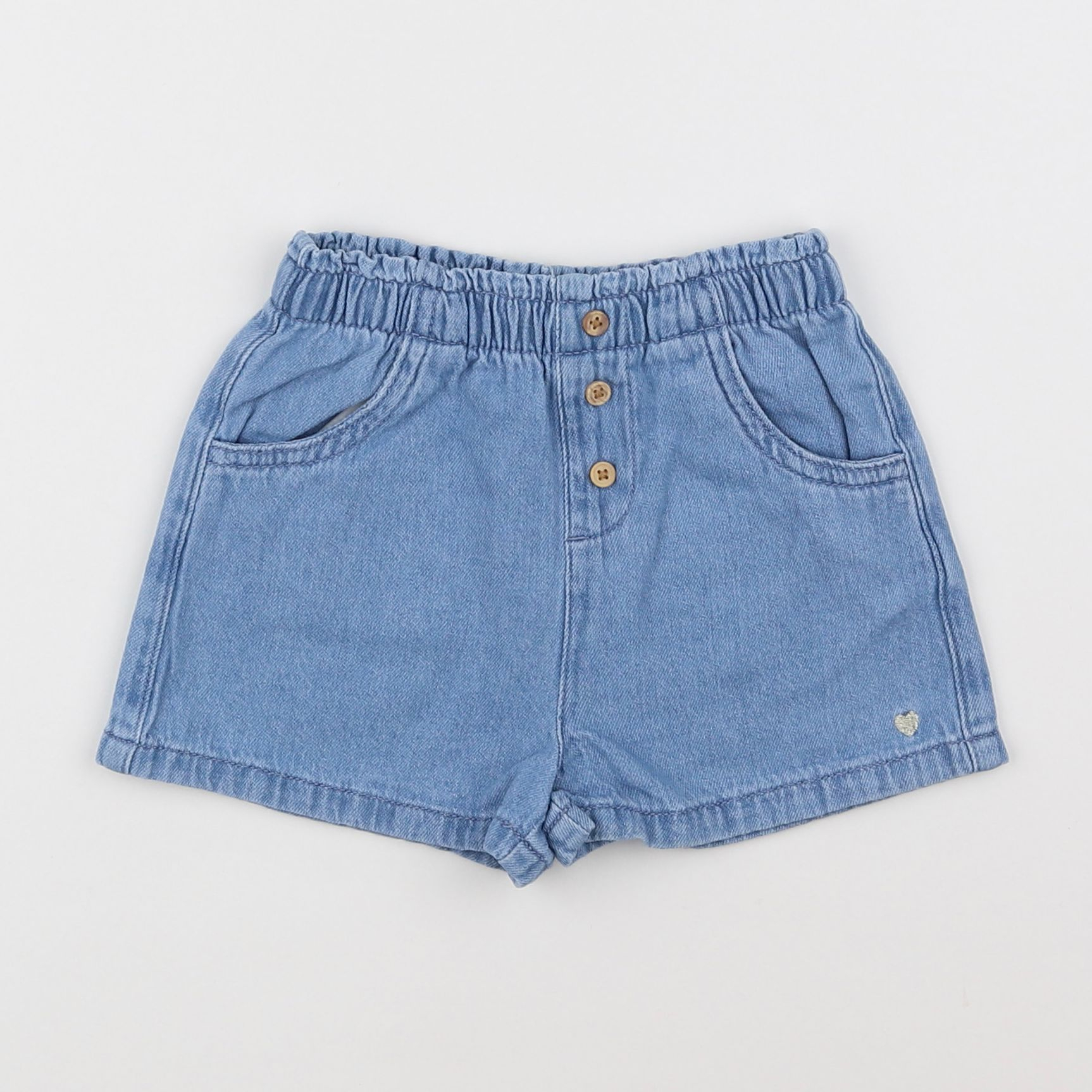 Vertbaudet - short bleu - 4 ans